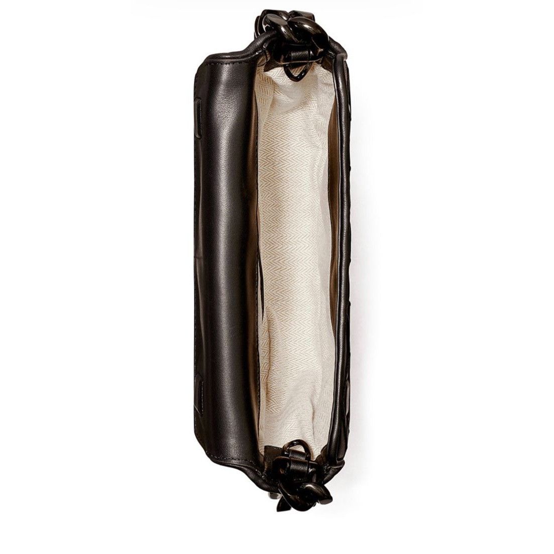 Tory Burch NWT! Authentic Tory Burch Black Leather Cresent Fleming Han Size ONE SIZE - 4 Thumbnail