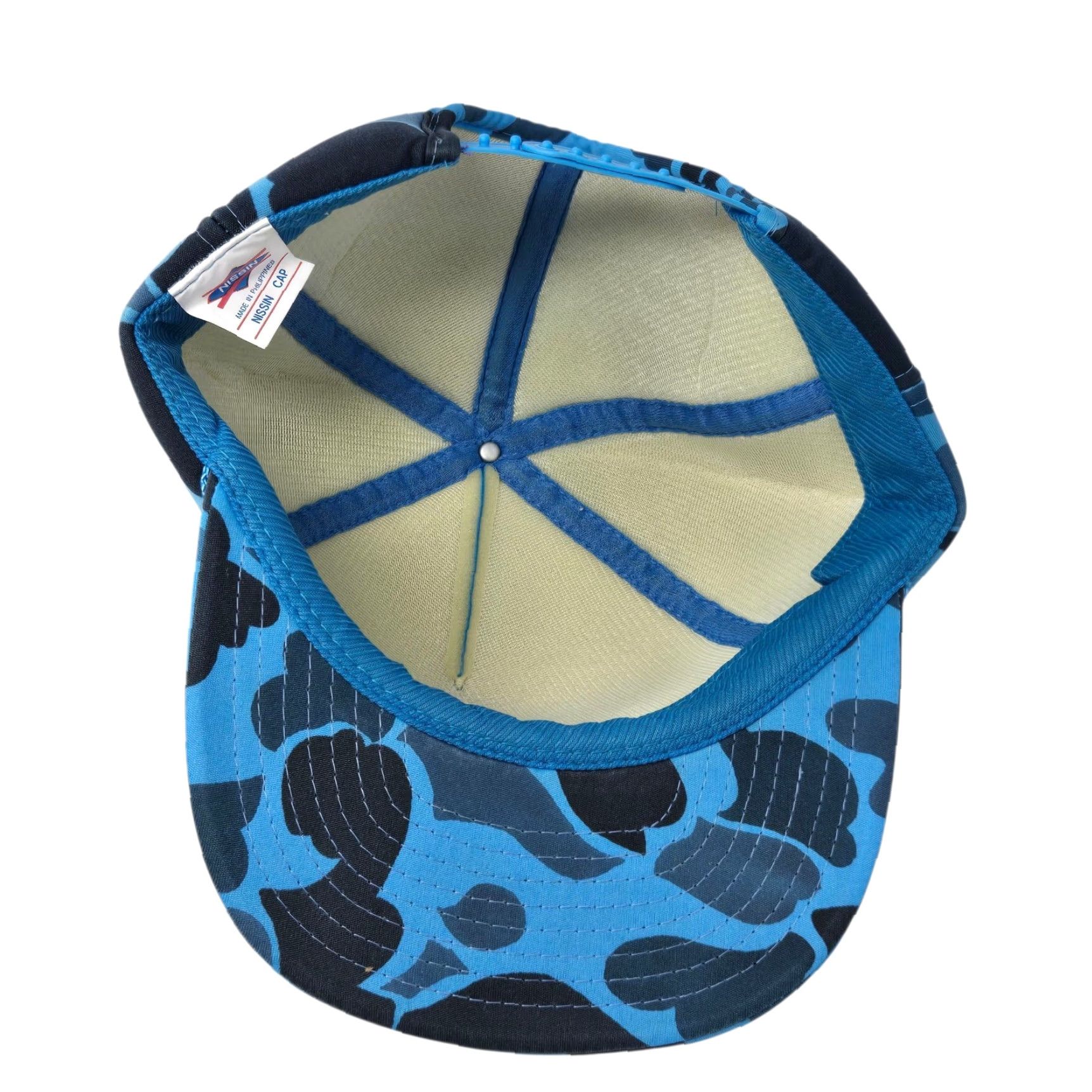 Vintage VINTAGE Southside Tackle Hat Snapback Fly Fishing Blue Camo Sunbury PA Nissin Trucker Hat Adjustable Foam Men Size ONE SIZE - 5 Thumbnail