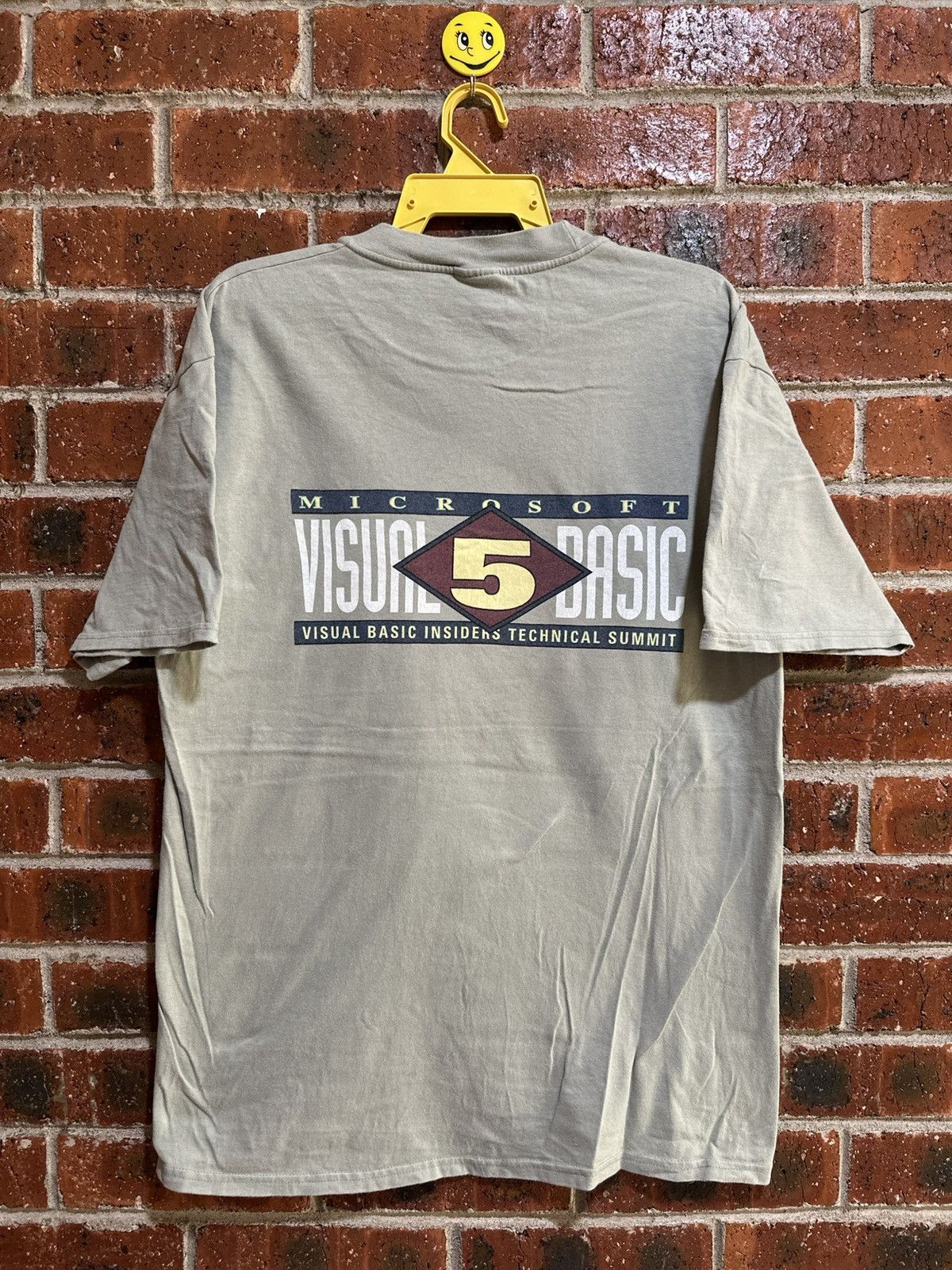 Vintage Microsoft Visual 5 Basic Faded Tee