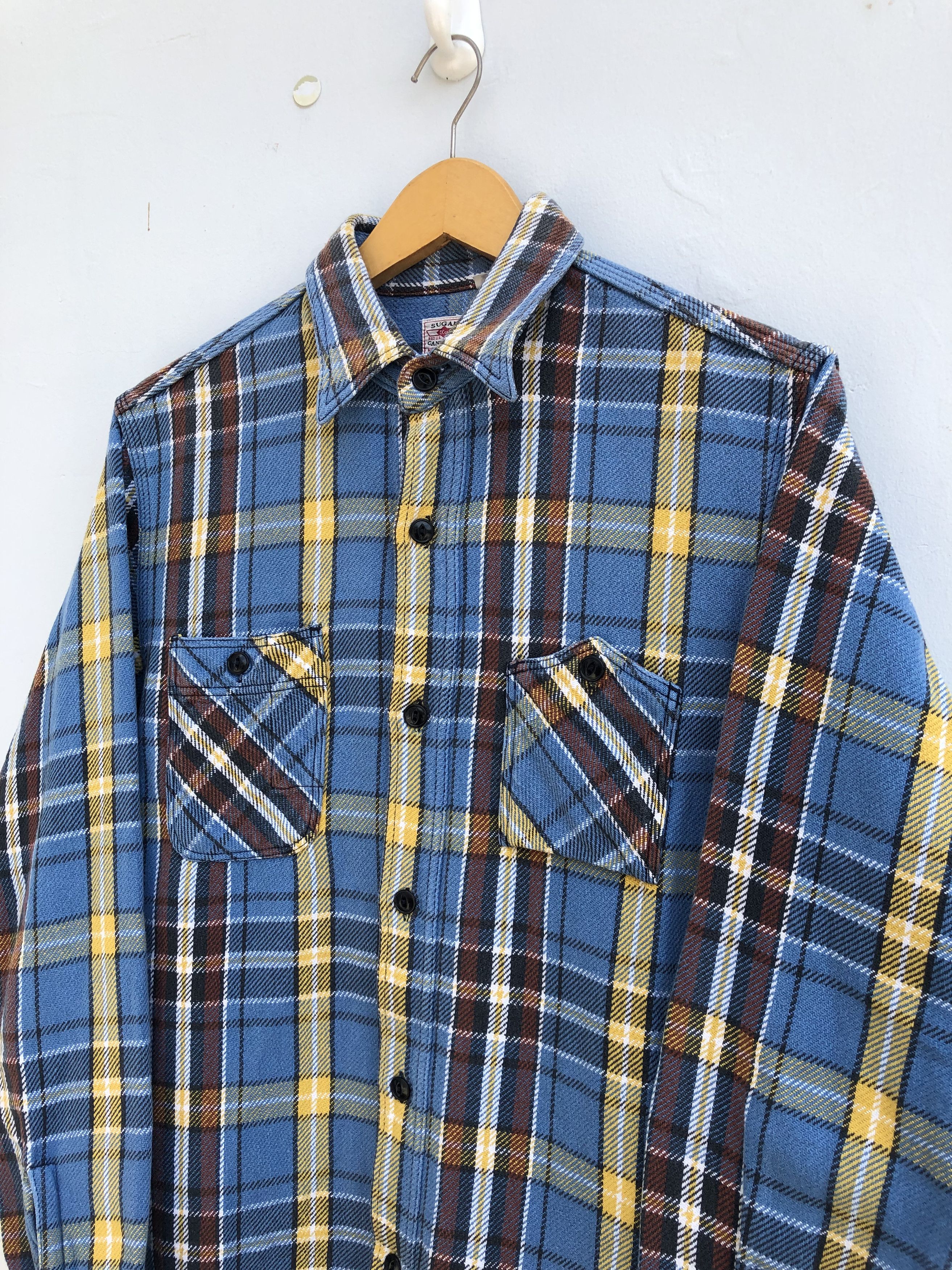 Sugar Cane Vintage Sugar Cane Flannel shirt Size US L / EU 52-54 / 3 - 2 Thumbnail