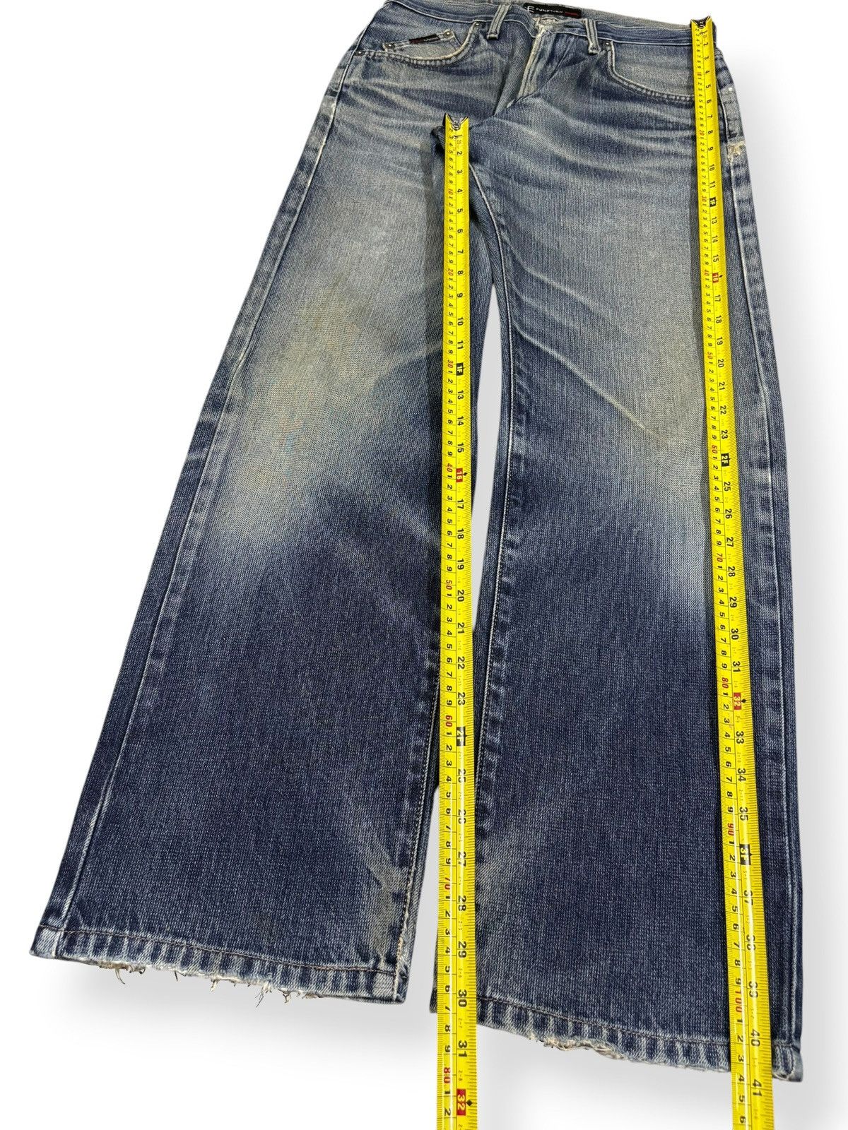 Edwin Edwin EZ-503 E Function Whiskers Rusty Wash Loose Fit Jeans Size US 29 - 15 Thumbnail