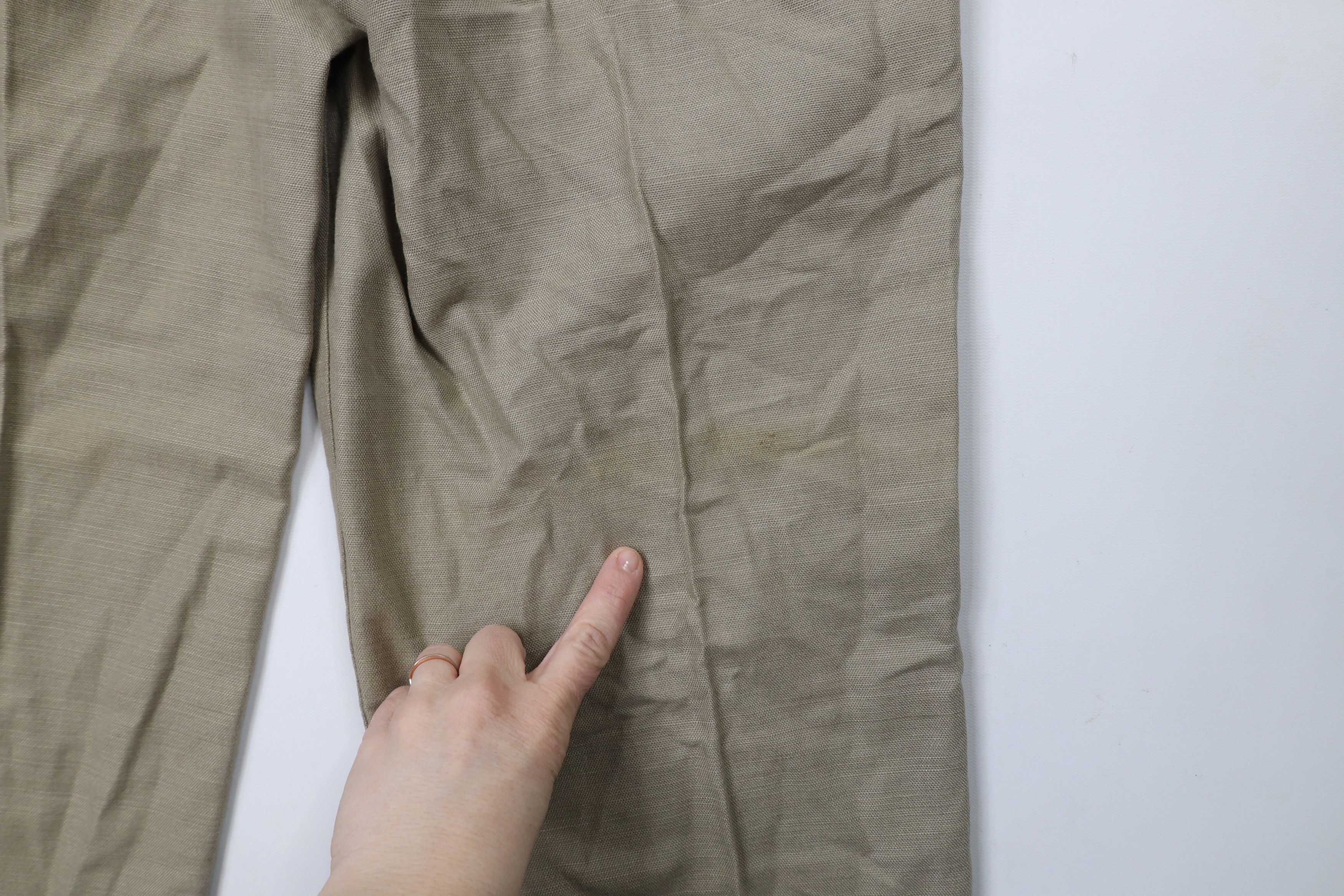 Vintage Vintage 90s Streetwear Pleated Cuffed Chino Pants Brown Size US 32 / EU 48 - 12 Thumbnail