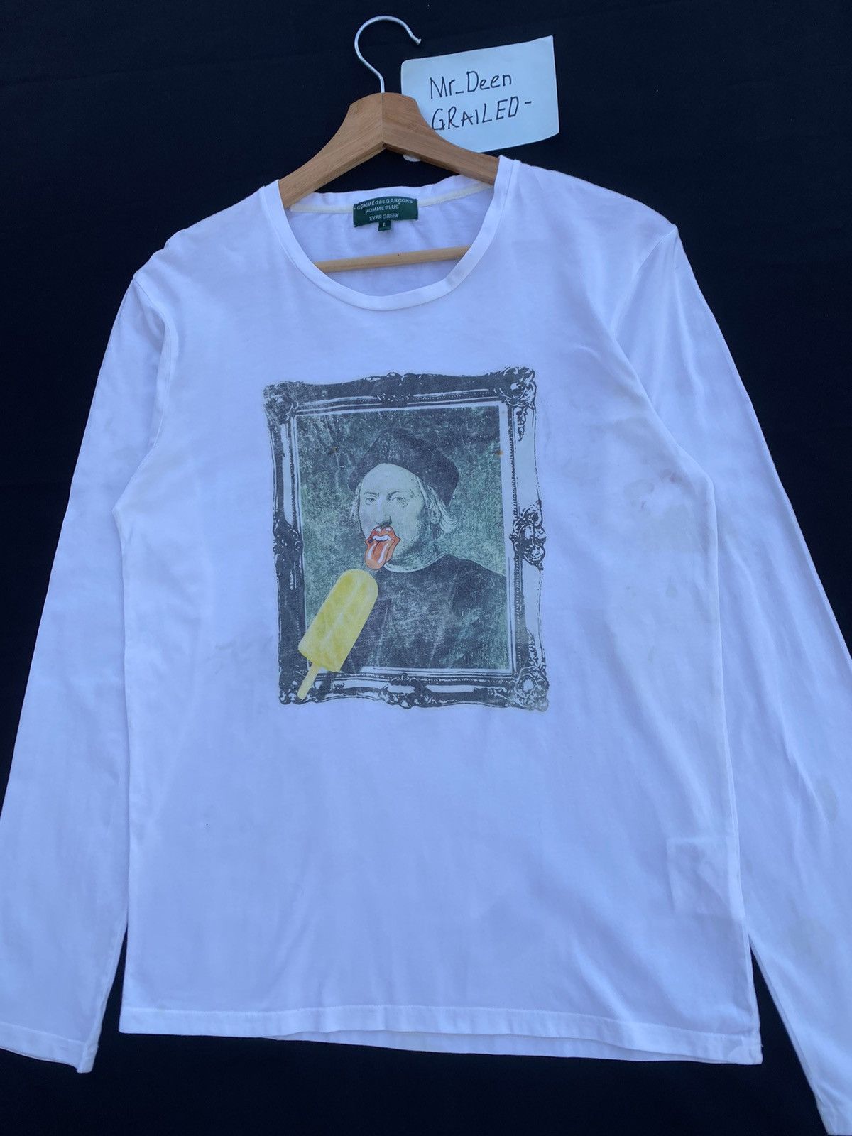 Comme des Garcons Rare Comme Des Garcons Homme Longsleeve Tshirt Size US L / EU 52-54 / 3 - 6 Thumbnail