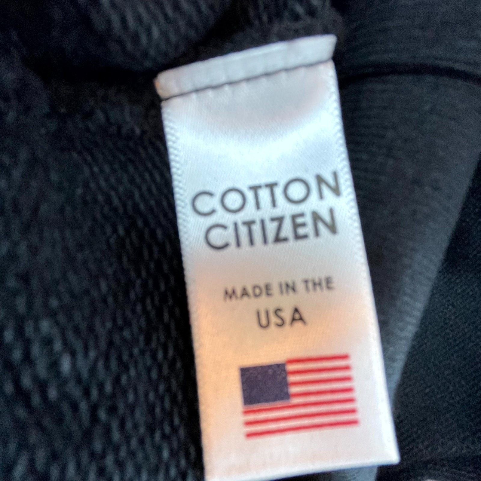 COTTONCITIZEN Cotton Citizen Cobain Crew Neck Sweatshirt Medium Jet Black Size US M / EU 48-50 / 2 - 5 Thumbnail