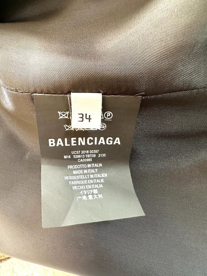Balenciaga Balenciaga size 34 Slim plaid coat 2501-Nextarrow Size US M / EU 48-50 / 2 - 6 Thumbnail