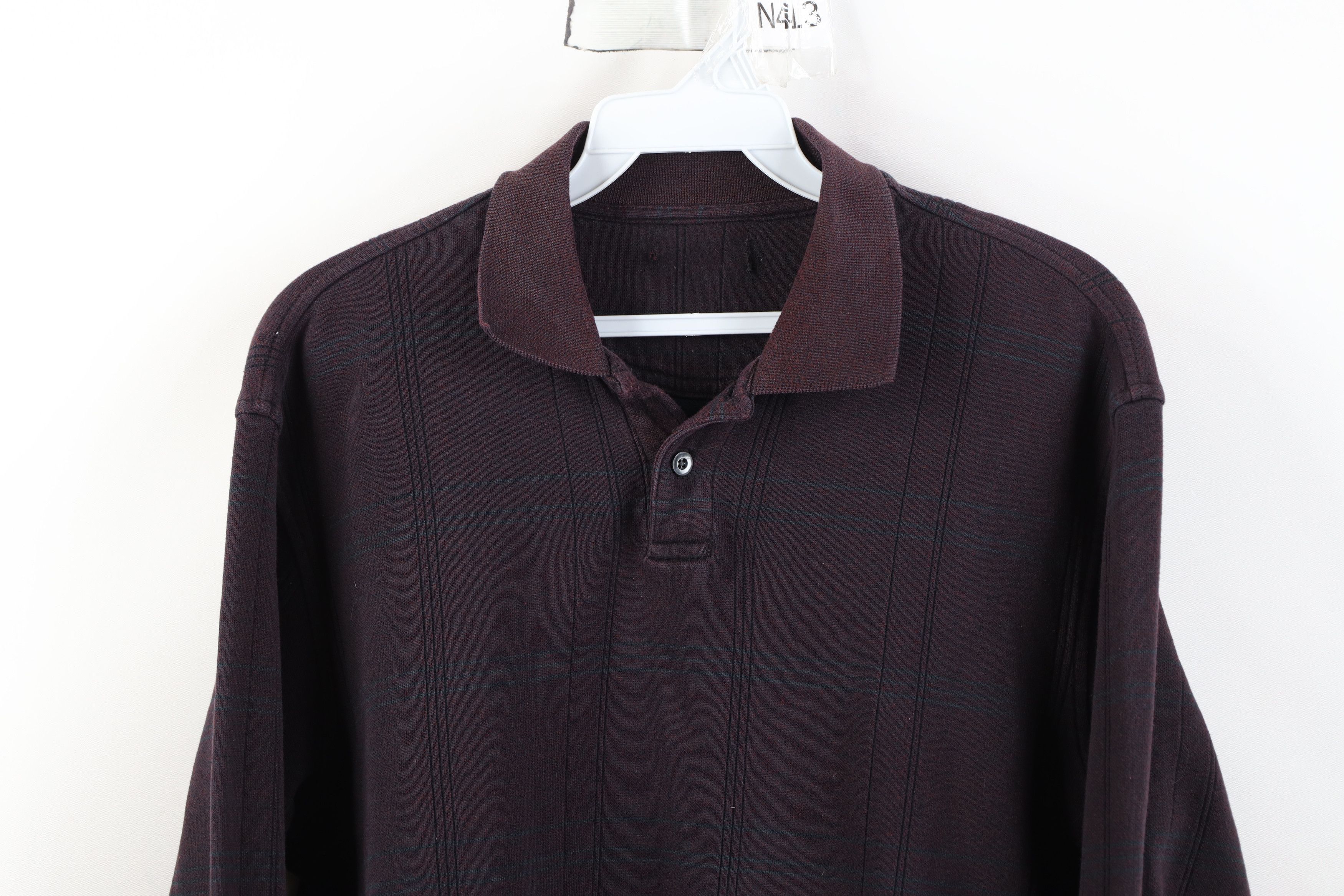 Vintage Vintage 90s Y2K Streetwear Long Sleeve Rugby Polo Shirt Size US S / EU 44-46 / 1 - 2 Thumbnail