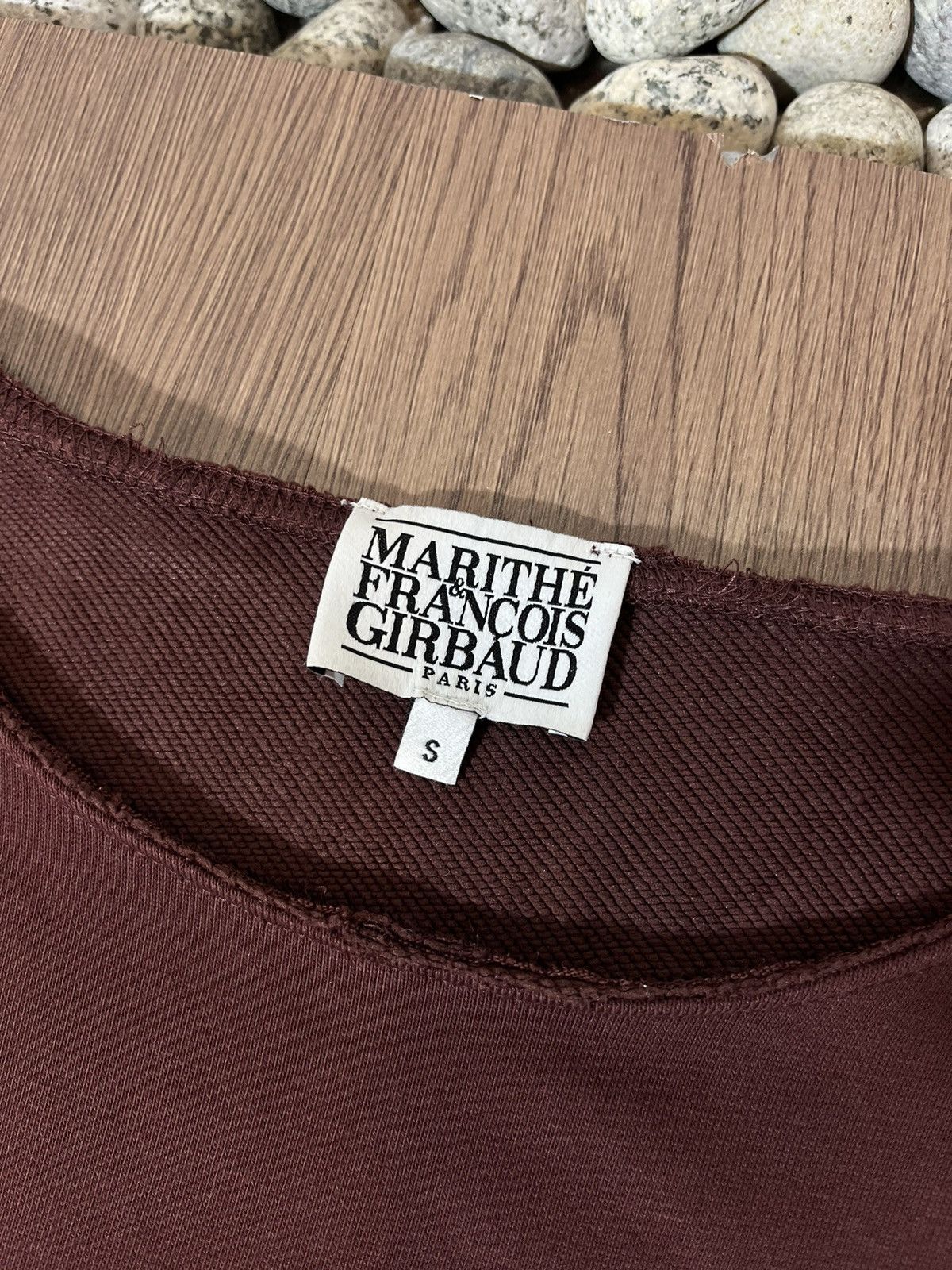 Marithe + Francois Girbaud Marithe Francois Girbaud Neckless Cropped Sweatshirt Size US S / EU 44-46 / 1 - 5 Thumbnail