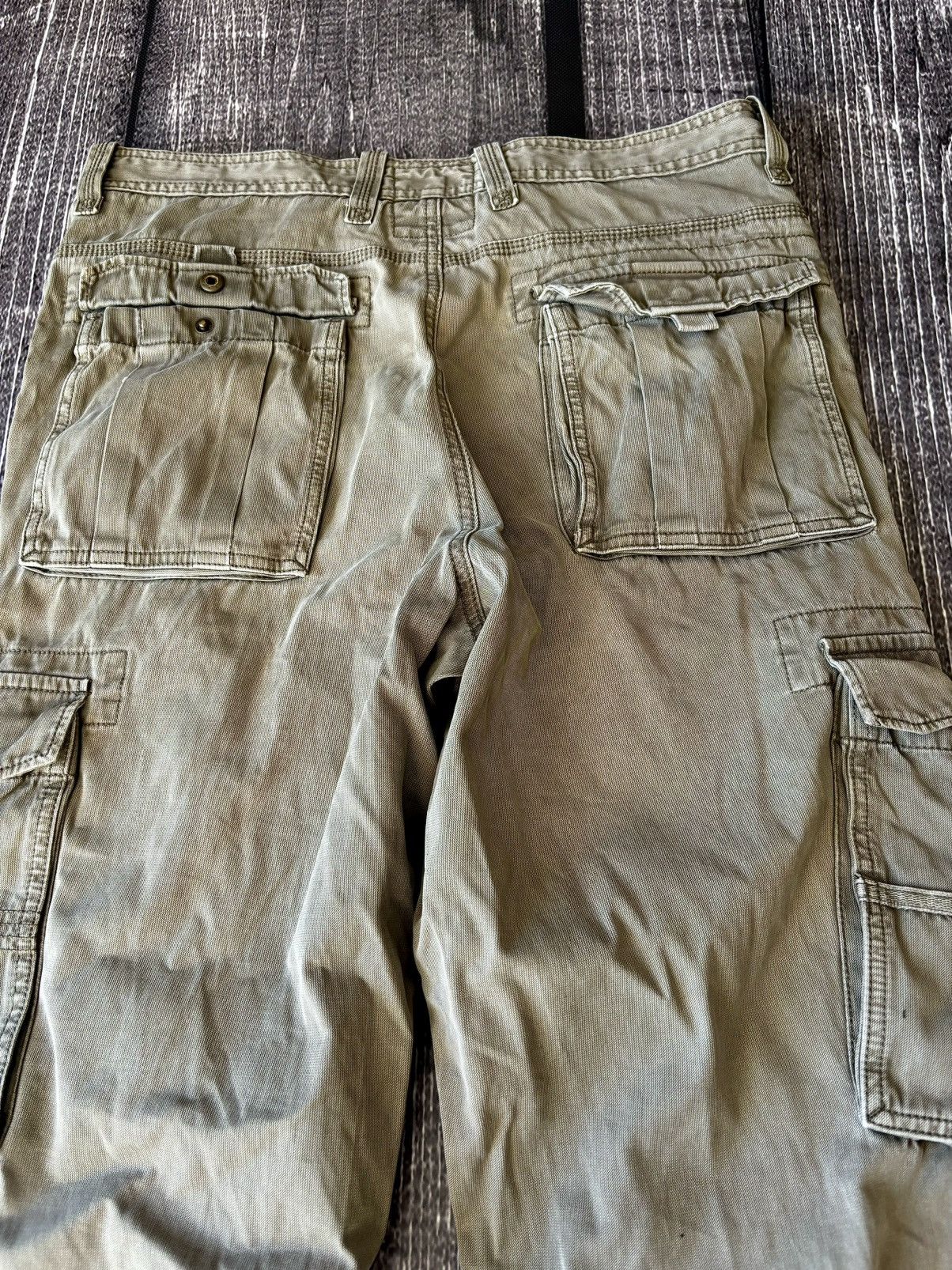 Designer × If Six Was Nine × Japanese Brand VTG Yohji Yamamoto Junya Watanabe Style Bondage Cargo Pants Size US 34 / EU 50 - 6 Thumbnail