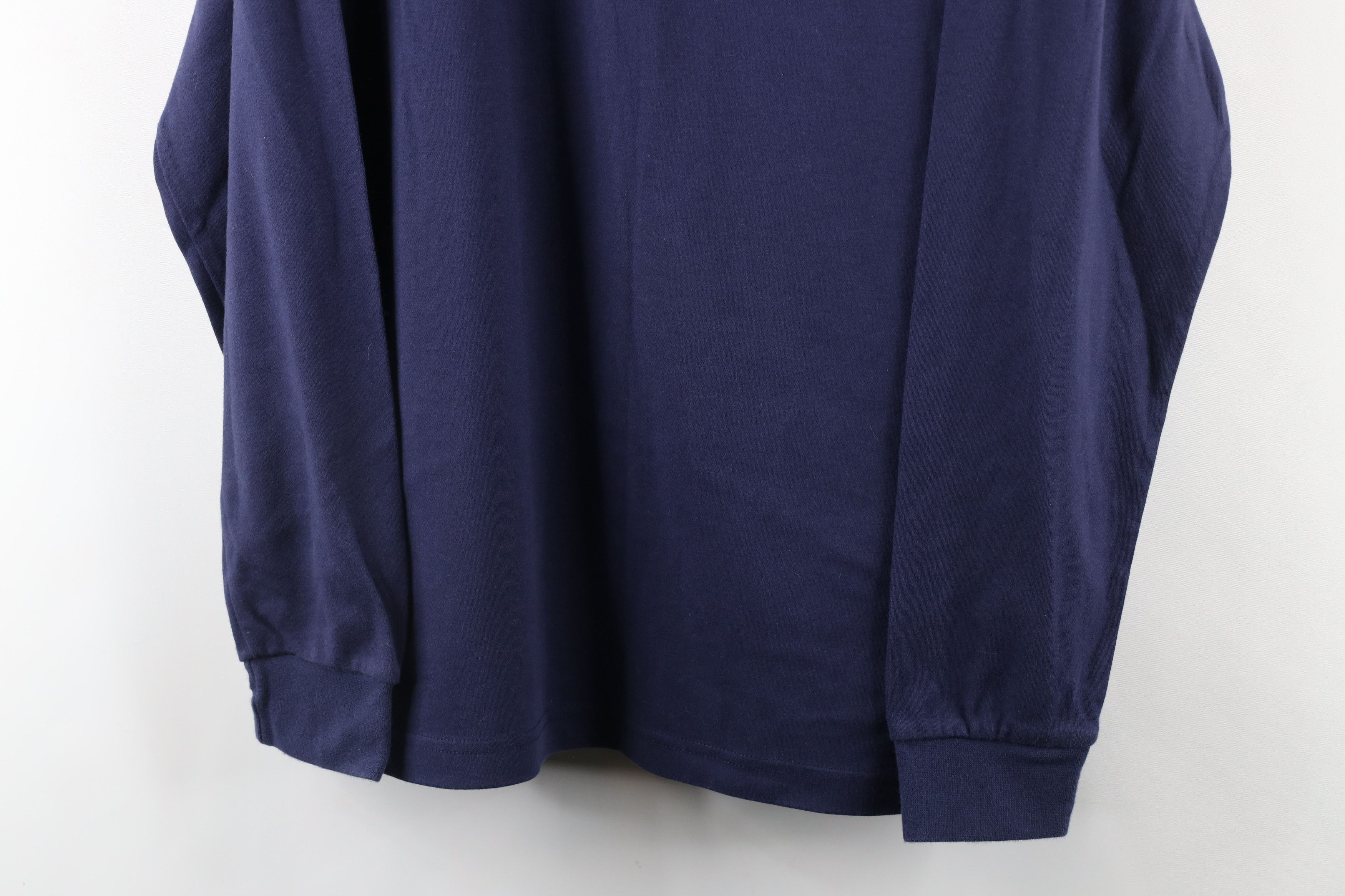Gap × Vintage Vintage 90s Gap Long Sleeve Turtleneck T-Shirt Blue USA Size US M / EU 48-50 / 2 - 3 Thumbnail
