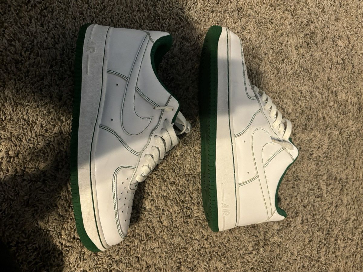 Nike Nike Air Force 1 Low White Pine Green Size US 11 / EU 44 - 3 Thumbnail
