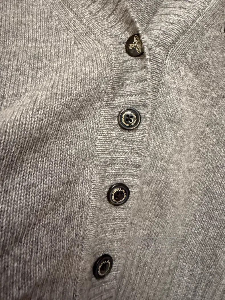 Vivienne Westwood Vivienne Westwood Gray knit cardigan Size XS / US 0-2 / IT 36-38 - 3 Thumbnail