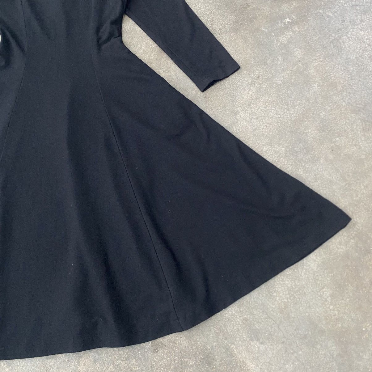 Comme des Garcons ‼️LAST DROP‼️CDG Tricot AD1988 Black Light Wool Flare Dress Size ONE SIZE - 13 Thumbnail