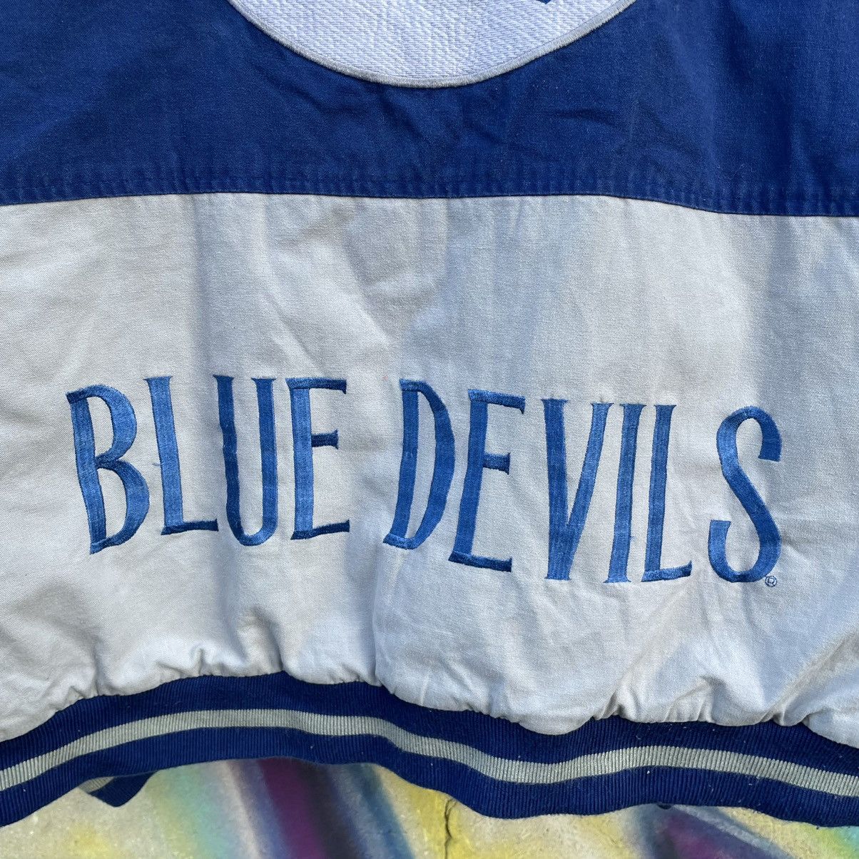 Japanese Brand × Vintage Vintage 90’s Blue Devils University Bomber Size US XL / EU 56 / 4 - 16 Thumbnail
