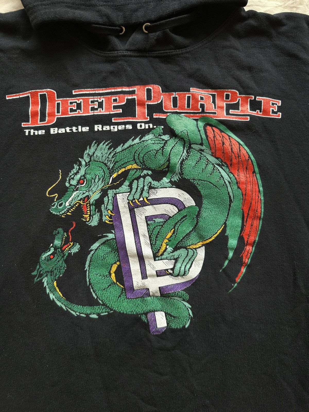 Band Tees Deep Purple vintage 1993-1994 hoodie Size US L / EU 52-54 / 3 - 3 Thumbnail