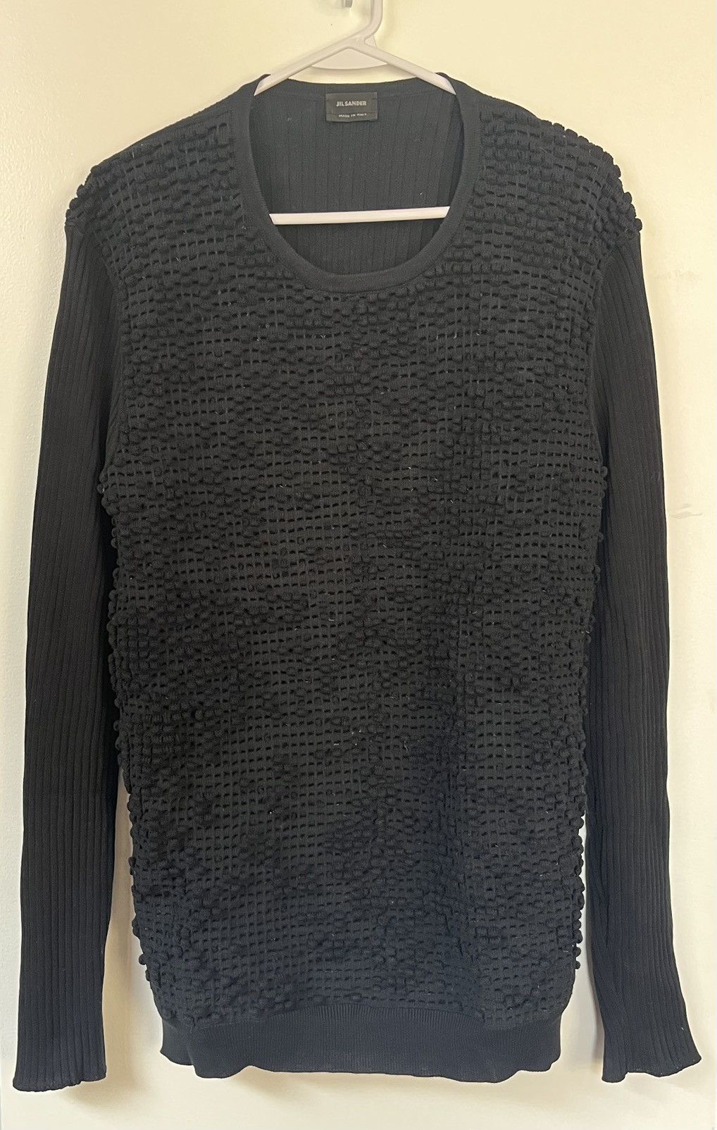 Jil Sander Jil Sander Textured Rib knit sweater Size US M / EU 48-50 / 2 - 1 Thumbnail