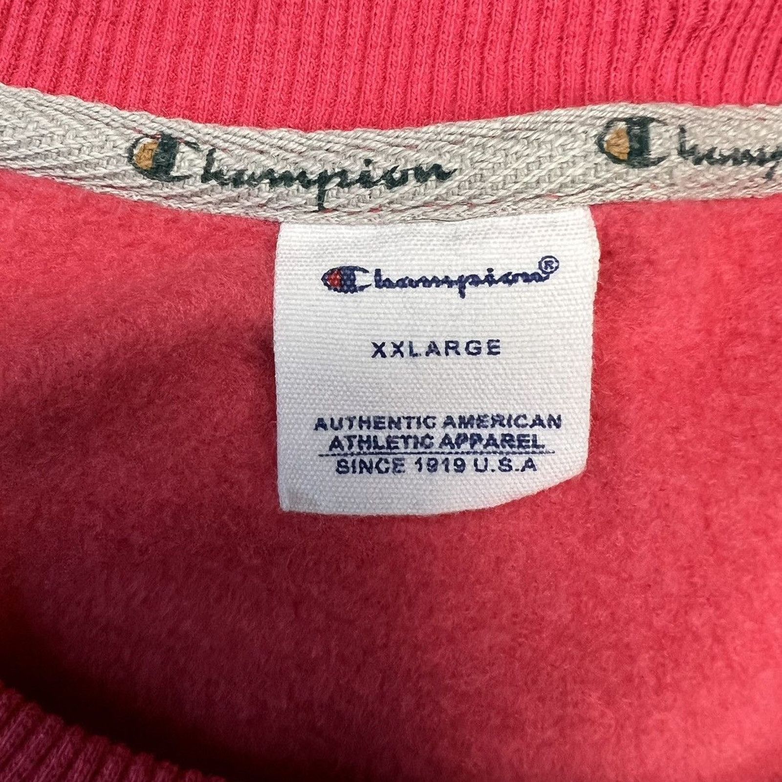 Champion × Vintage Champion Sweatshirt Script Athletic Pullover Long Sleeve Size US XL / EU 56 / 4 - 5 Thumbnail