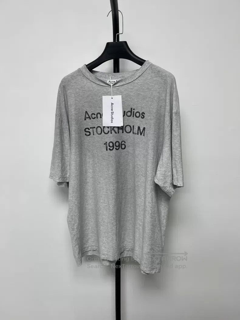 Acne Studios Acne Studios Slogan logo short sleeve Size US S / EU 44-46 / 1 - 1 Thumbnail
