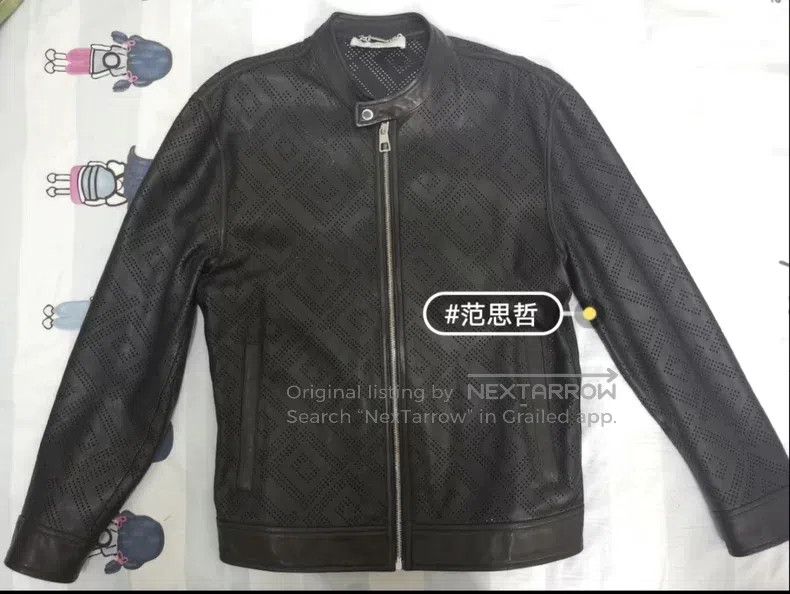 Versace Versace Hollow motorcycle jacket leather jacket Size US M / EU 48-50 / 2 - 1 Thumbnail