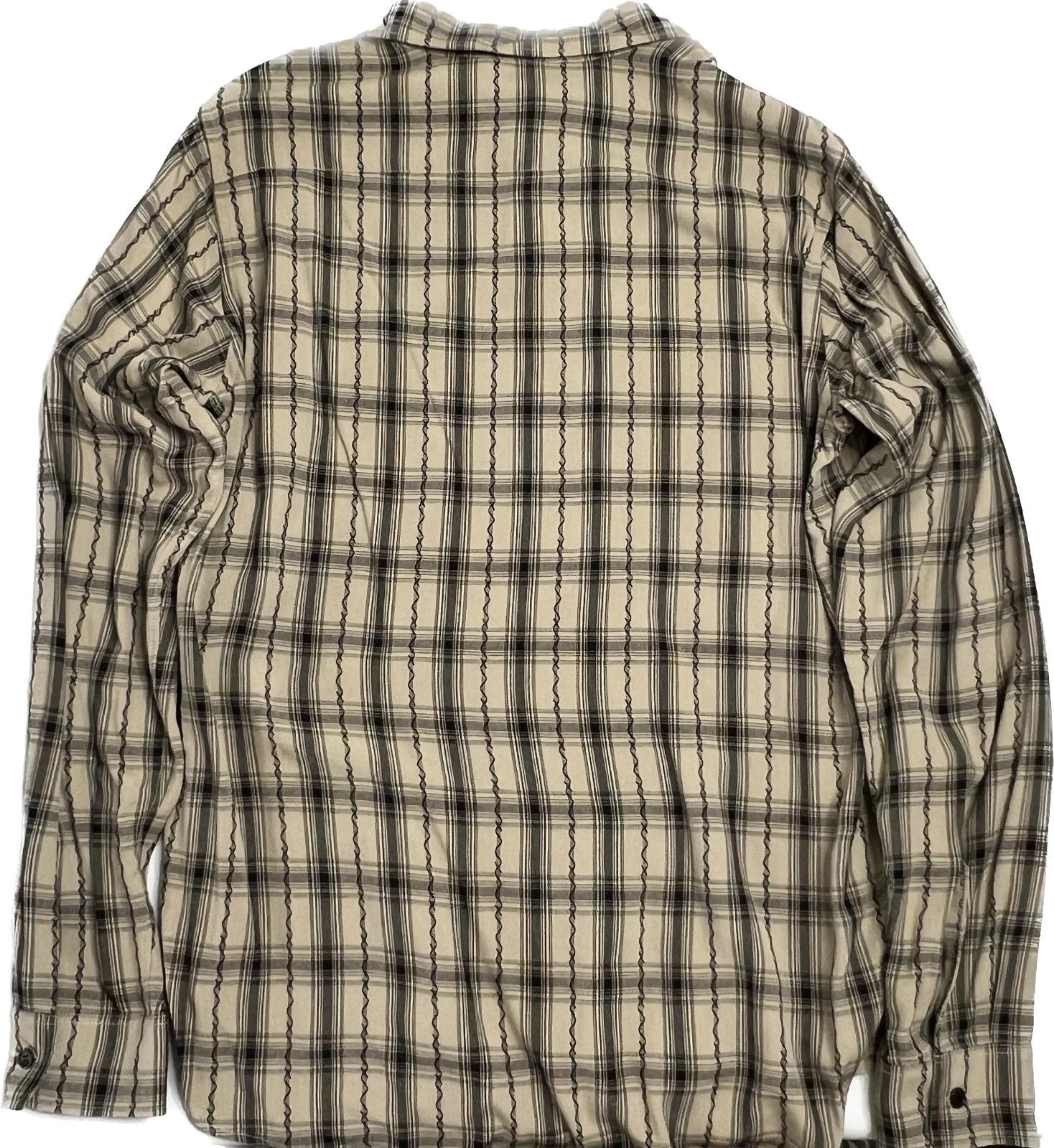 Saint Laurent Paris PLAID SHIRT IN BEIGE oversized Checkered viscose Size US M / EU 48-50 / 2 - 3 Thumbnail