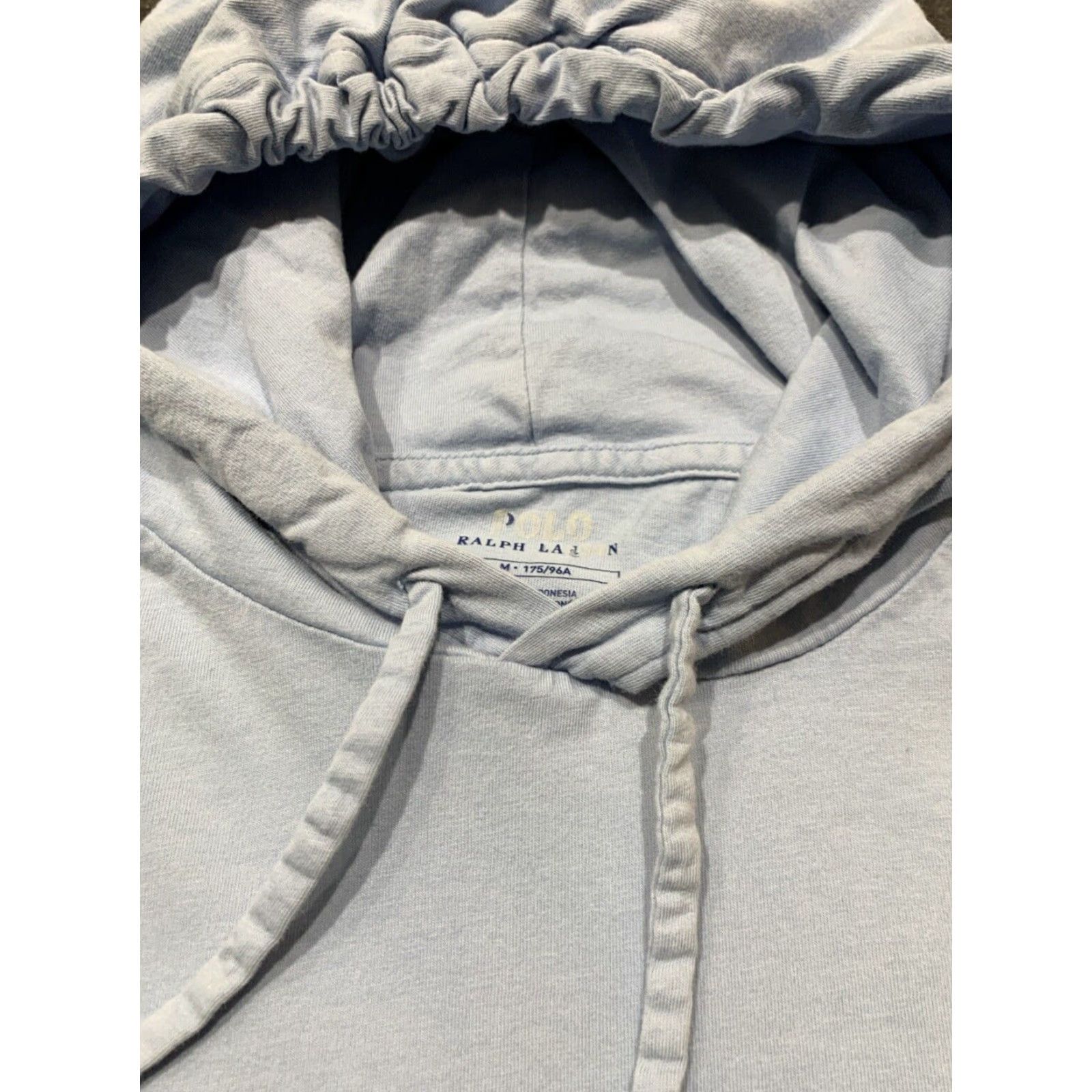 Polo Ralph Lauren Polo Ralph Lauren Lightweight Hoodie Mens M Pullover Solid Light Blue Gym Outdoor Size US M / EU 48-50 / 2 - 6 Thumbnail