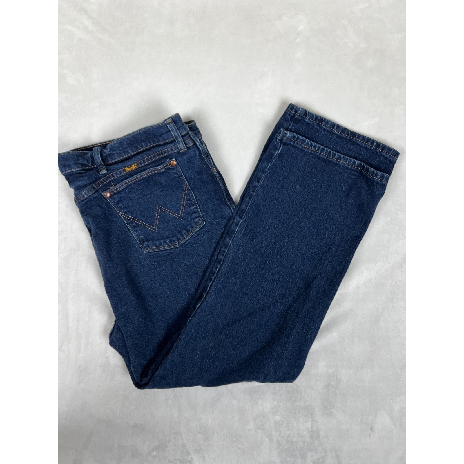 Wrangler Vintage Wrangler Regular Fit Cowboy Blue Denim Jeans Men's S Size US 42 / EU 58 - 7 Thumbnail