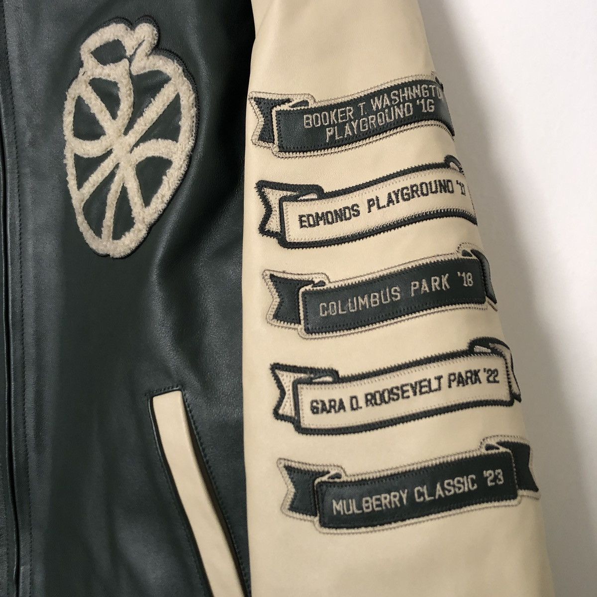 Aime Leon Dore × New Balance ALD x New Balance Sonny Leather Tournament Jacket XS Size US XS / EU 42 / 0 - 6 Thumbnail