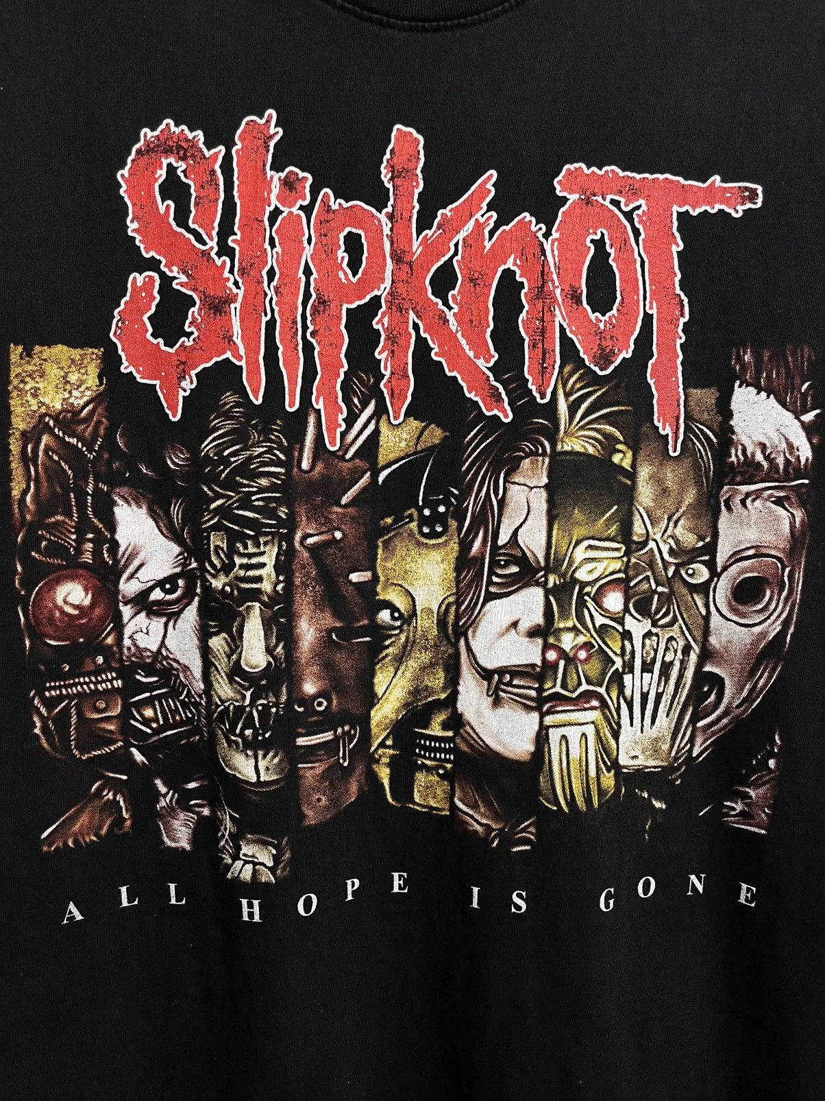 Band Tees Vintage Y2K Slipknot All Hope Is Gone Metal Band T-Shirt Size US M / EU 48-50 / 2 - 4 Thumbnail