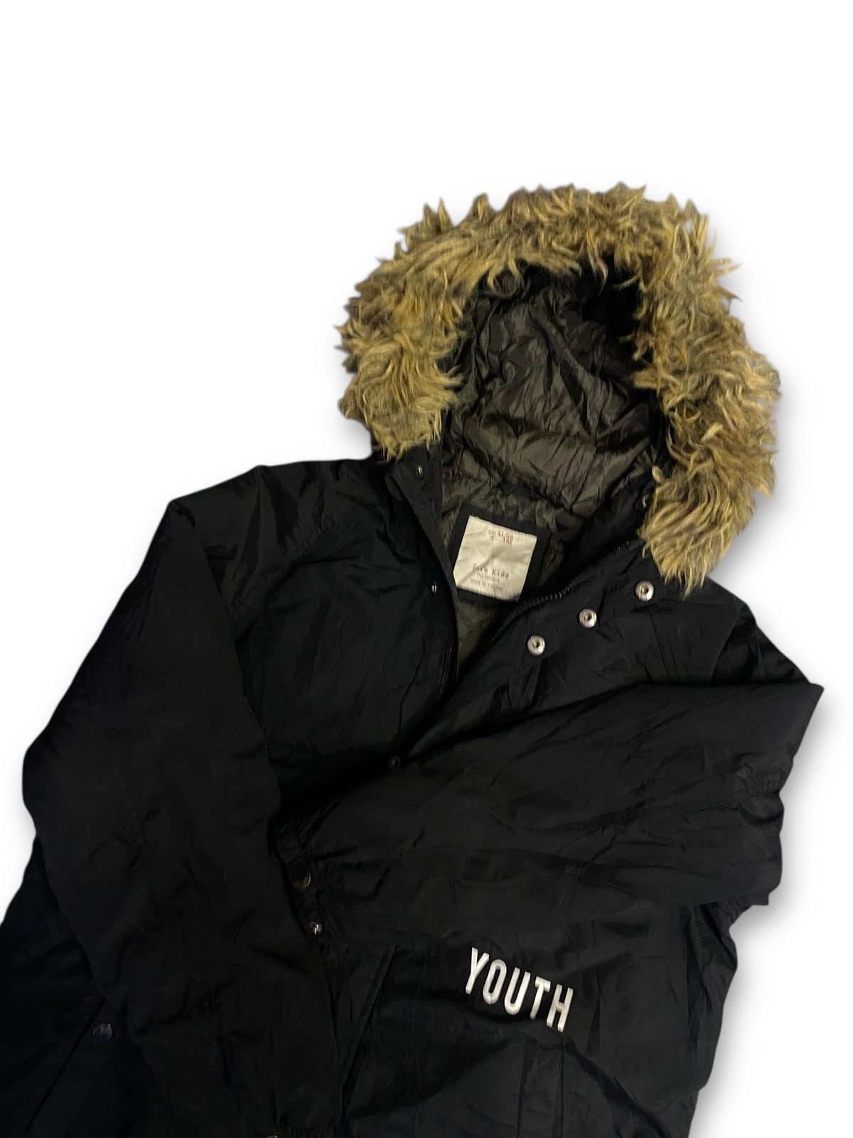 Zara ZARA Vkeii Youth Puffer Parka Jacket Faux Fur Hood Size US XS / EU 42 / 0 - 3 Thumbnail