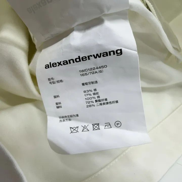 Alexander Wang Alexander Wang Color Block Logo Summer Shorts - Size 26" / US 2 / IT 38 - 8 Thumbnail