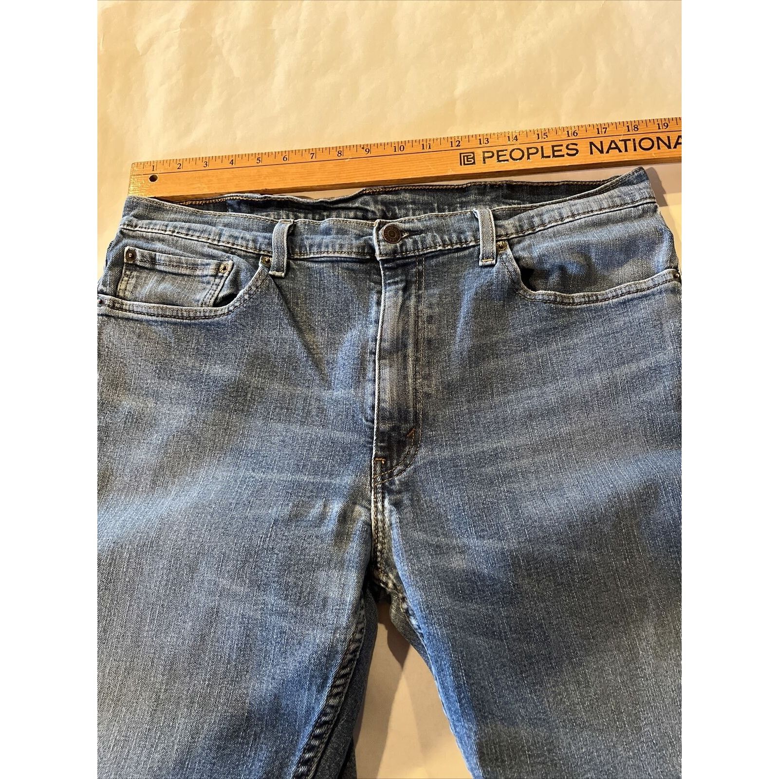 Levi's VTG Levis 505 Jeans Mens 38x32 Made In USA Straight Leg EUC Size US 38 / EU 54 - 6 Thumbnail