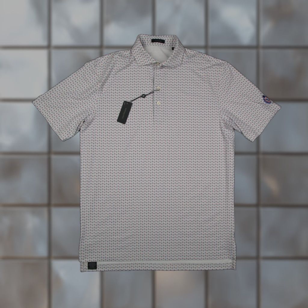Vintage Turtleson Polo Shirt Mens M White Luxe Blue Olson Performance Mesa Verde Golf Polo Shirt Short Sleeve Men"} Size US M / EU 48-50 / 2 - 1 Thumbnail