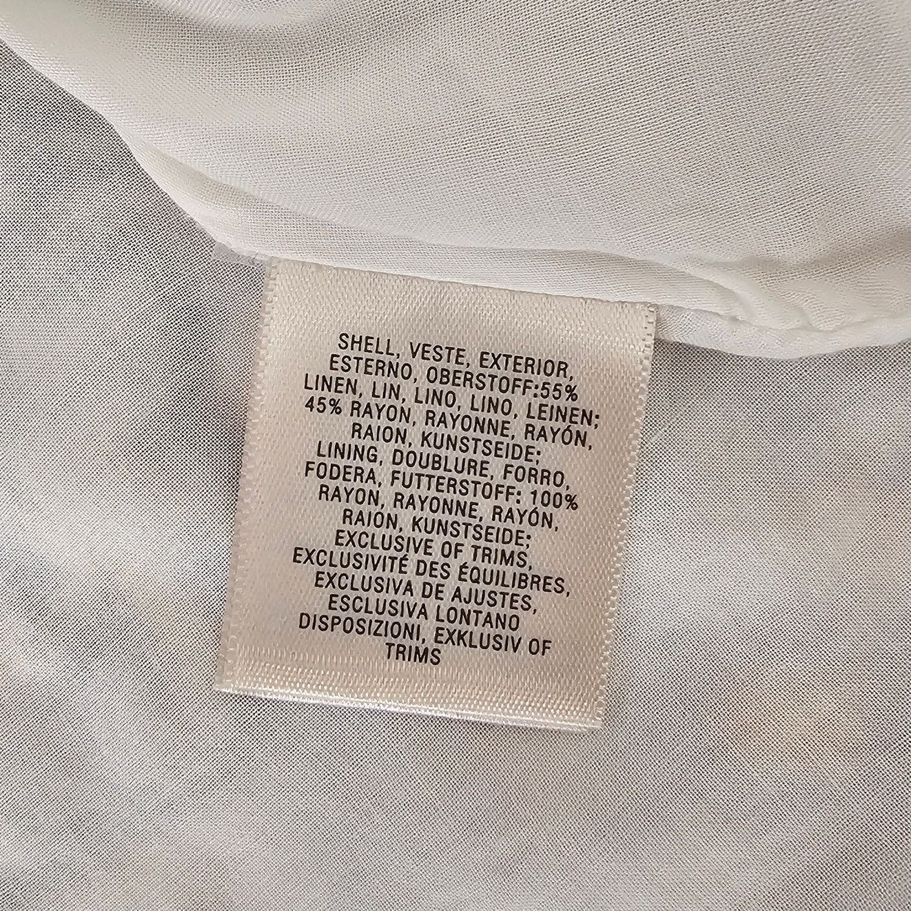 Anthropologie Vanessa Virginia Linen Blend Embroidered Owen Shift Dress 0 Size XS / US 0-2 / IT 36-38 - 11 Thumbnail