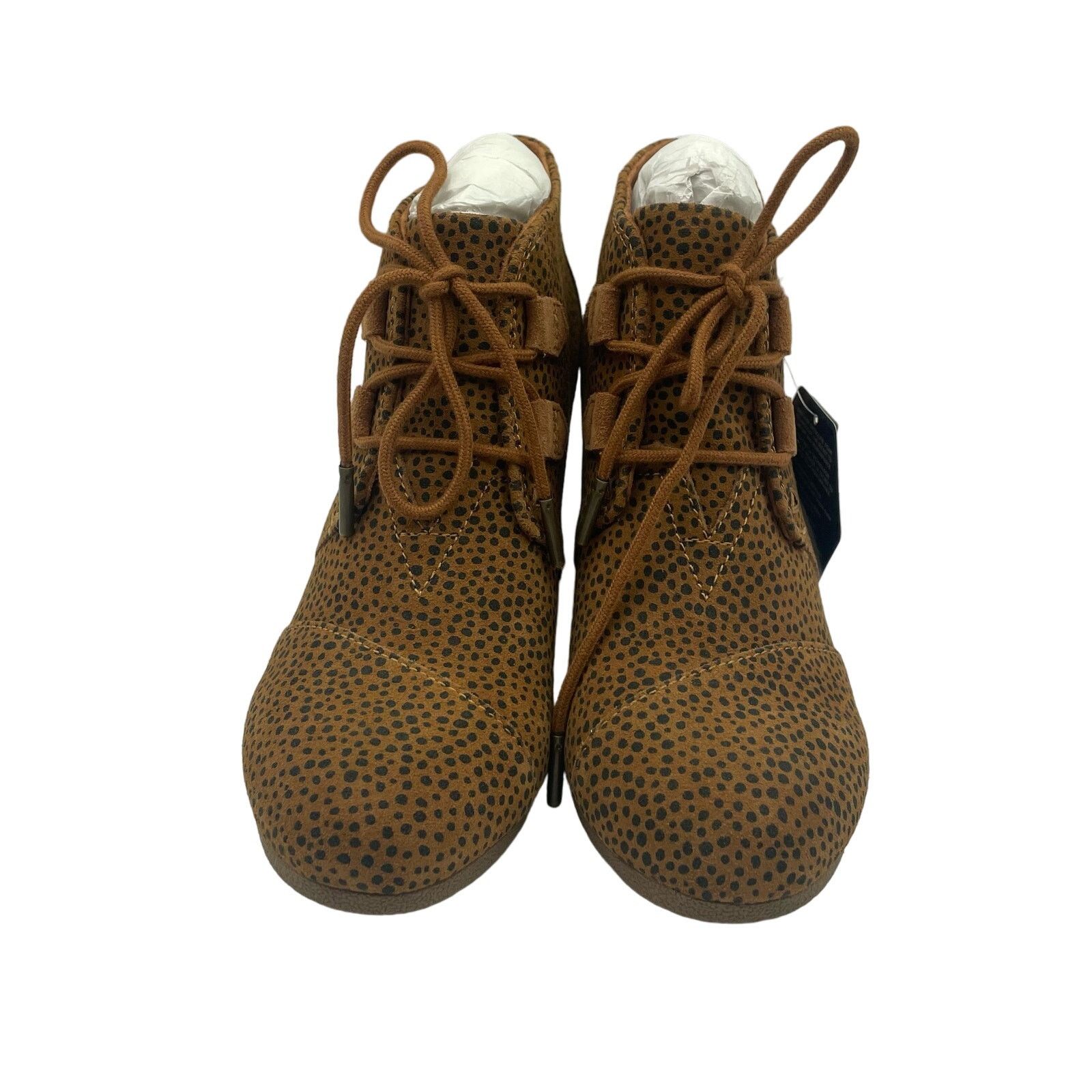 Toms Toms Kala Ankle Wedge Bootie Cheetah Suede Boots Womens 6.5 Size US 6.5 / IT 36.5 - 3 Thumbnail