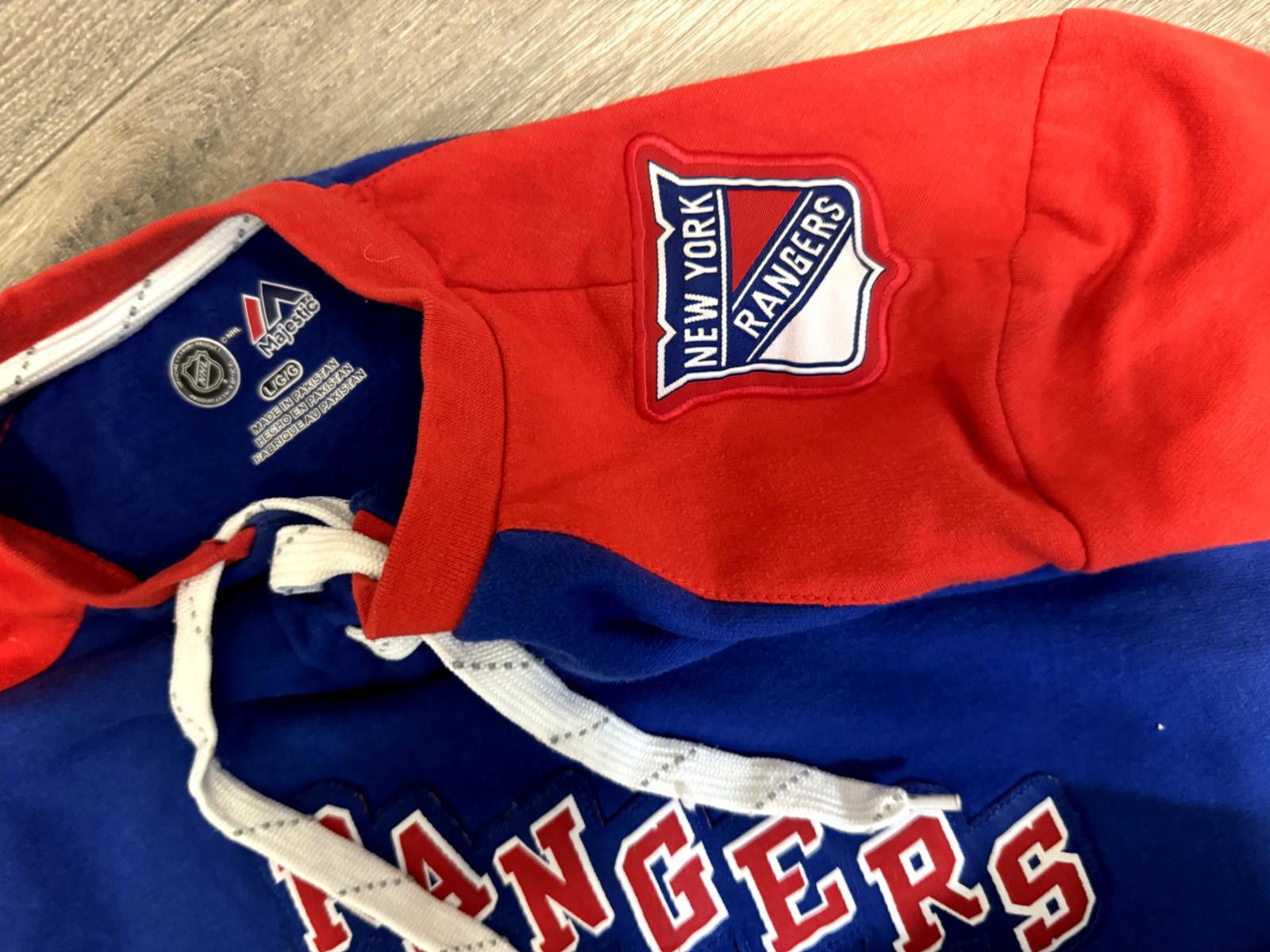 Majestic Majestic New York Rangers Sweatshirt Pull Over Size ONE SIZE - 5 Thumbnail