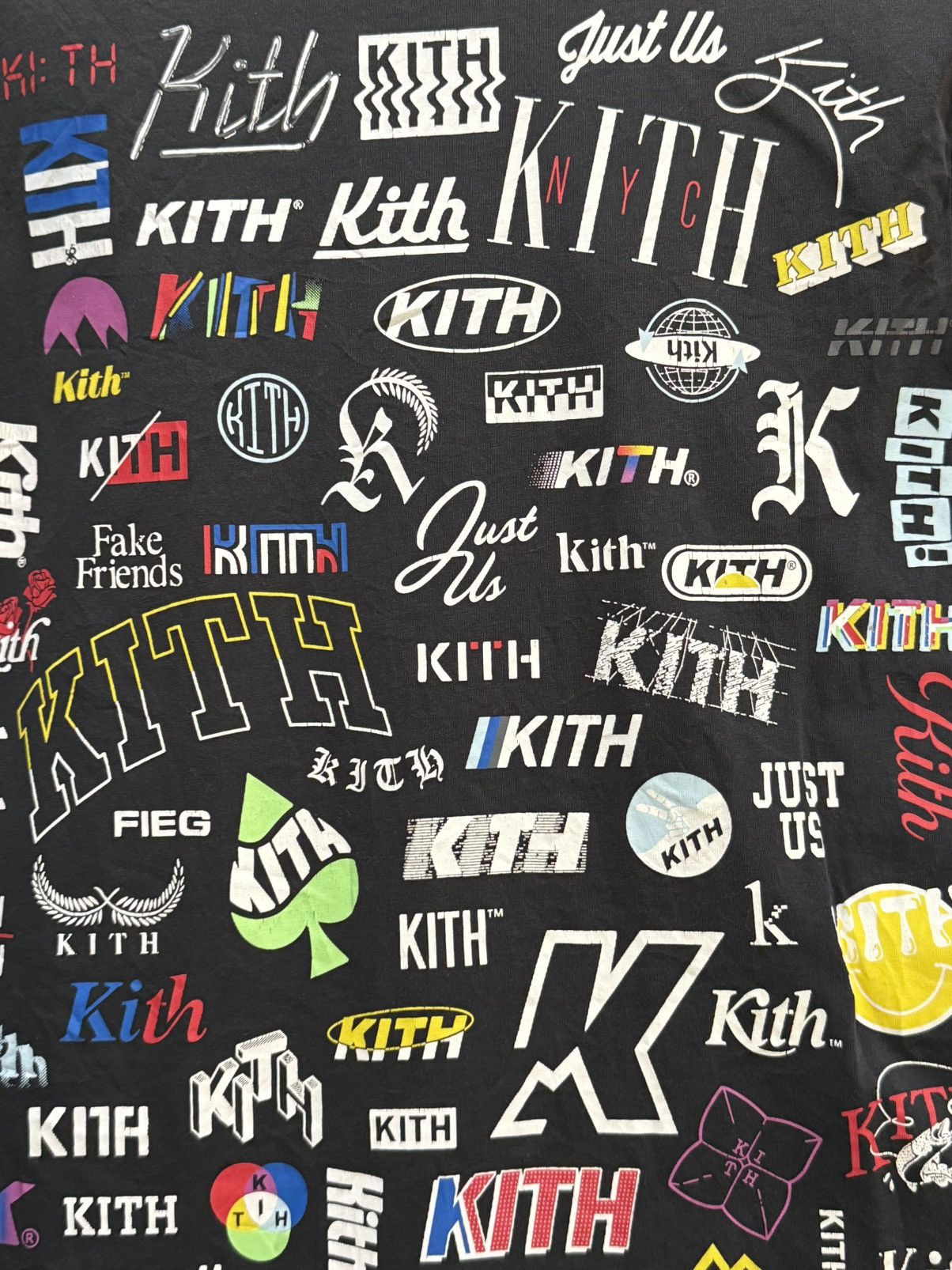 Kith Thrashed Kith All Logo Sun Faded Tee Size US M / EU 48-50 / 2 - 2 Thumbnail