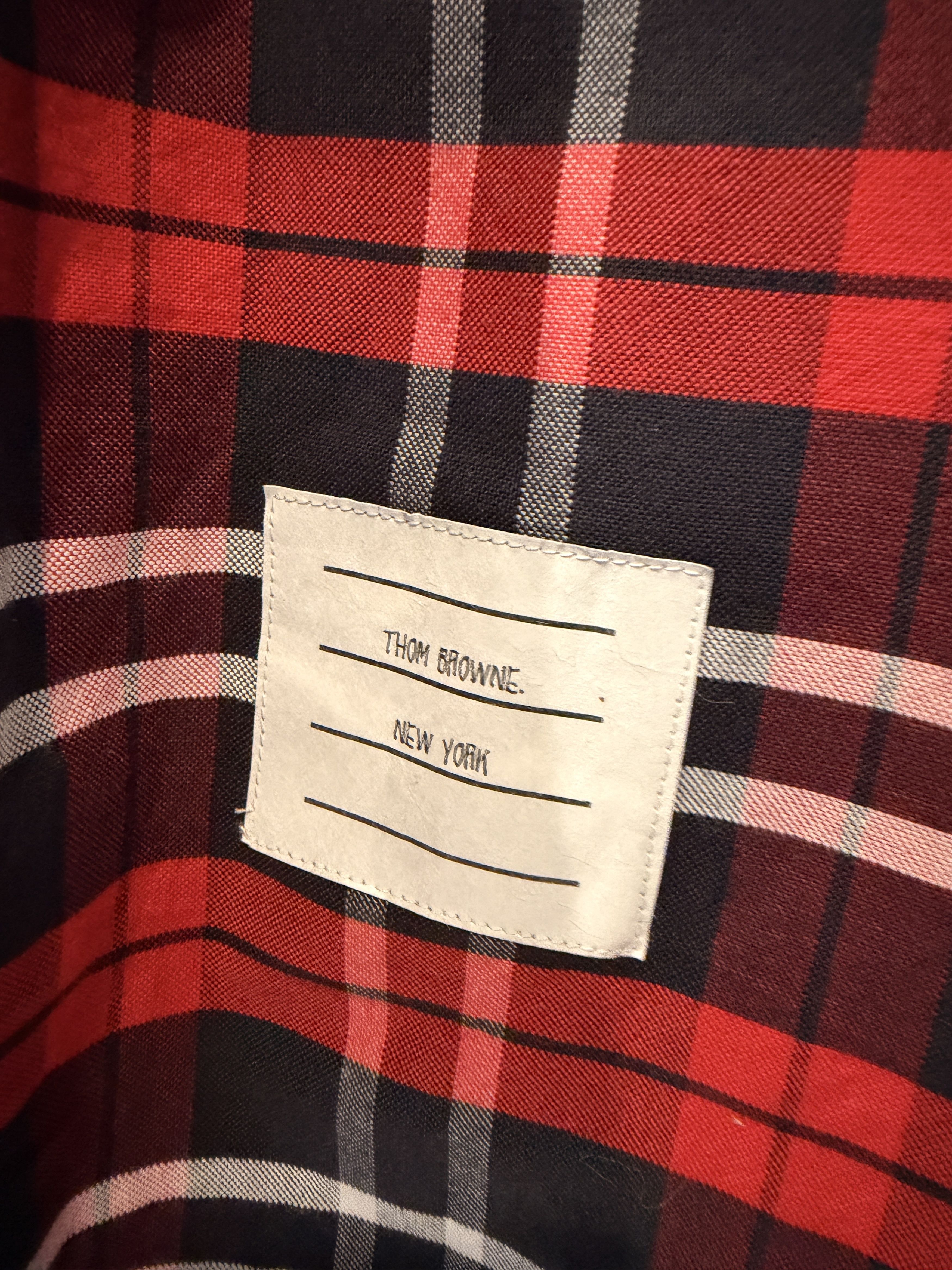 Thom Browne Thom Browne Plaid Oxford Button Down Size US S / EU 44-46 / 1 - 3 Thumbnail