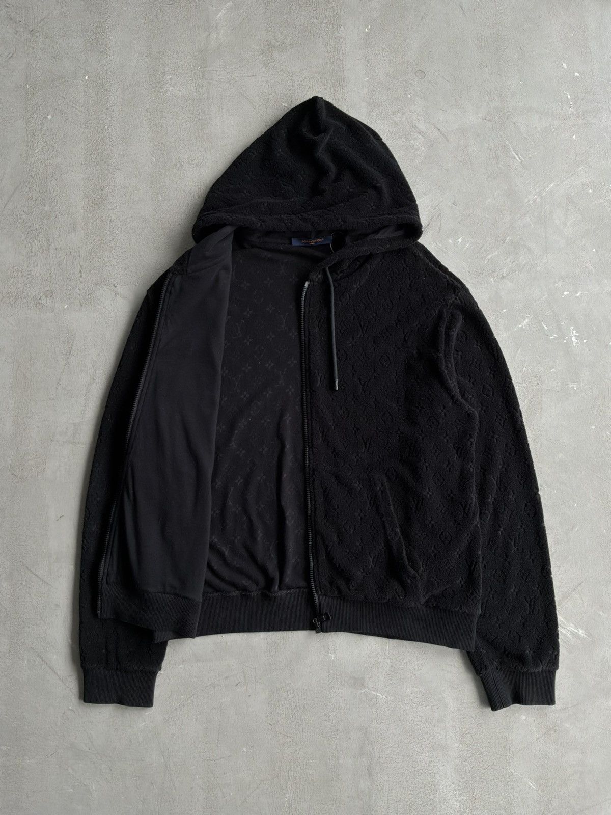 Louis Vuitton Louis Vuitton - French Terry Towel Monogram Zip Hoodie Size US L / EU 52-54 / 3 - 3 Thumbnail