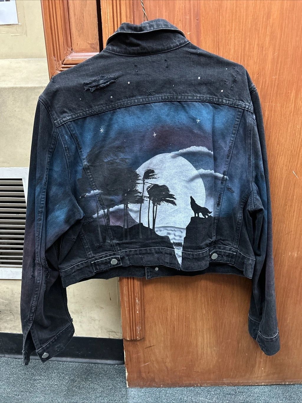 Amiri Amiri Season Sky Moon Wolf Black Denim Size US S / EU 44-46 / 1 - 2 Thumbnail