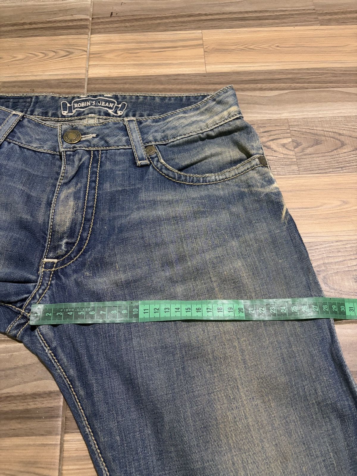 Robins Jeans ROBINS JEAN SKULL PUNK STUDDED ROCK AND ROLL JEANS SIZE 29 Size US 29 - 20 Thumbnail