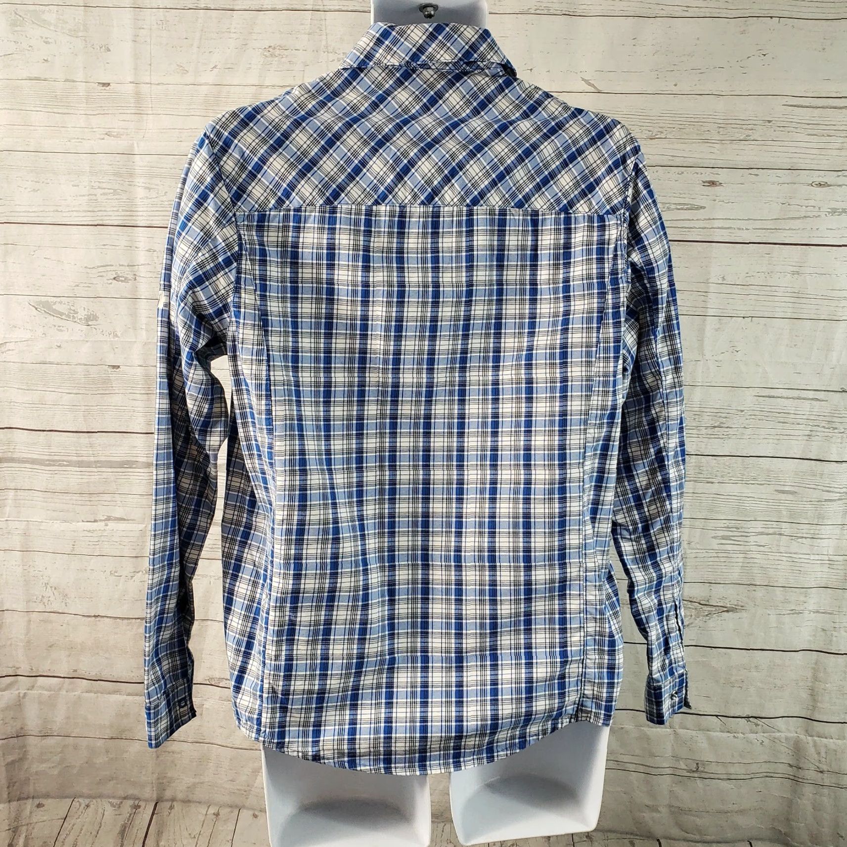 Helly Hansen Helly Hansen Mens Shirt Snaps Long Sleeve Plaid Multicolor Blue White Small Size S Pattern Sleeve Length: Long Sleeve, Button-Up Shirts Mens Size US S / EU 44-46 / 1 - 4 Thumbnail