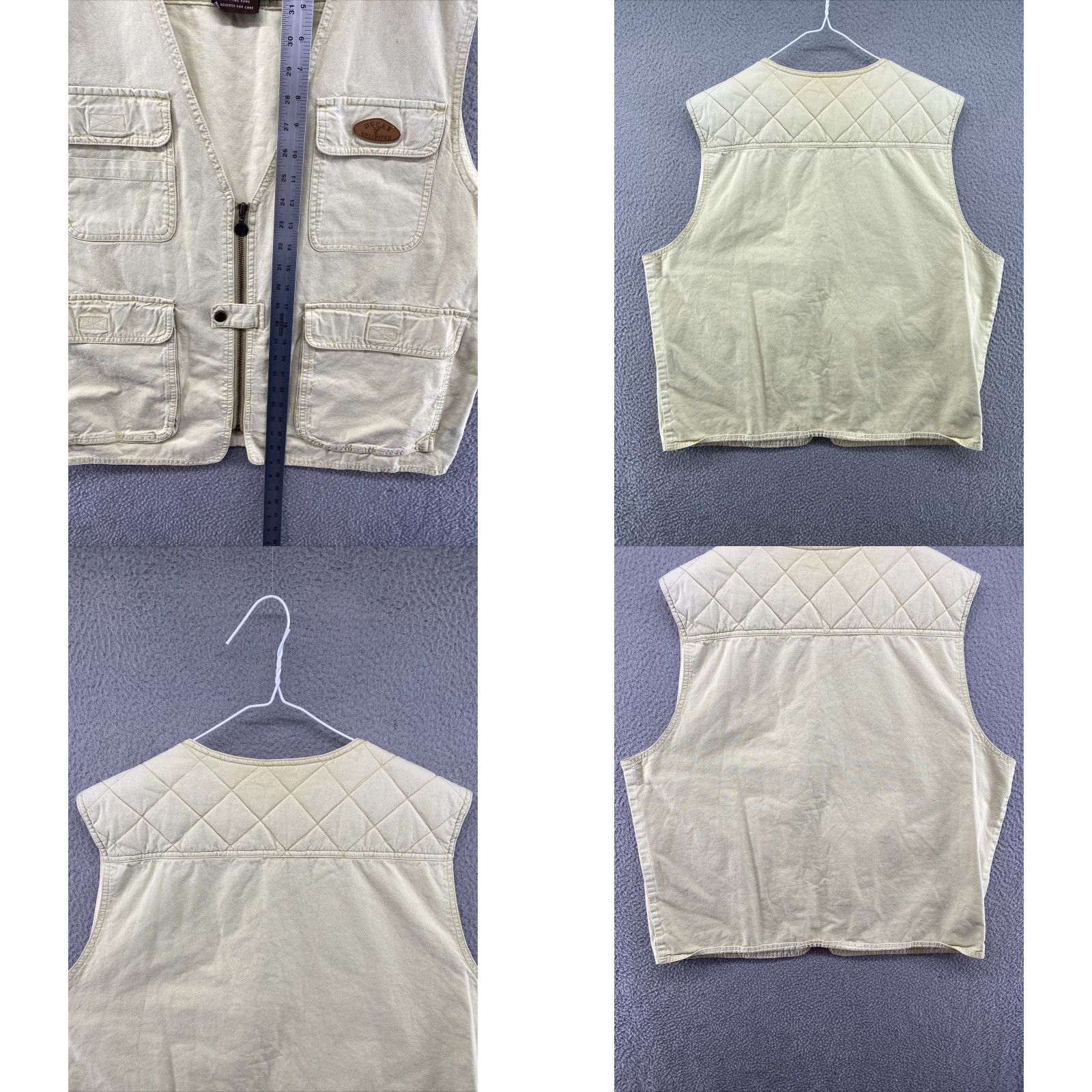 Vintage VINTAGE Ducks Unlimited Vest Shirt Mens XL Full Zip Yellow Cotton Jacket/Coat Length Mid-Length Size US XL / EU 56 / 4 - 8 Thumbnail