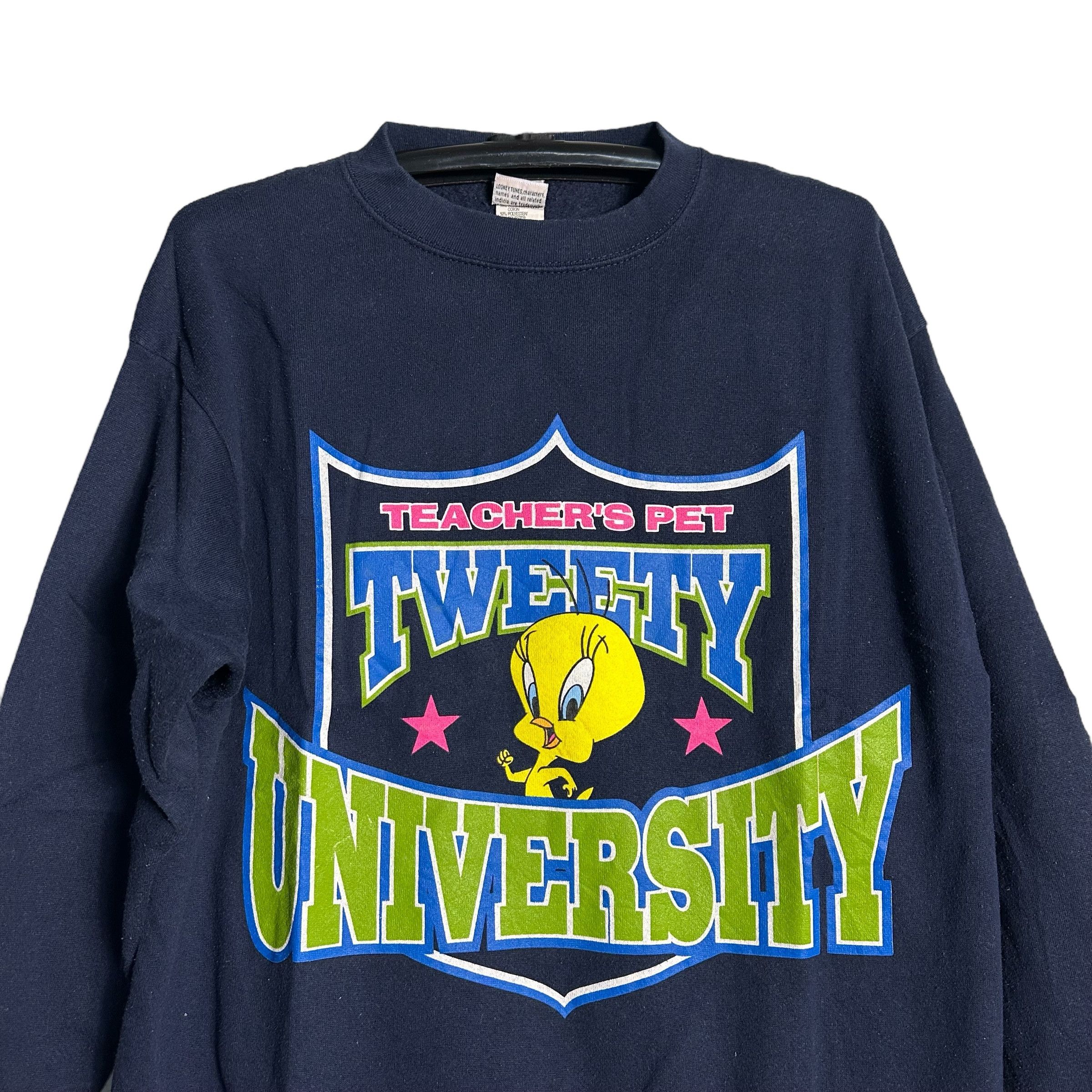 Warner Bros 🔥RARE🔥Vintage Tweety Looney Tunes Warner Bros Sweatshirt Size US M / EU 48-50 / 2 - 2 Thumbnail