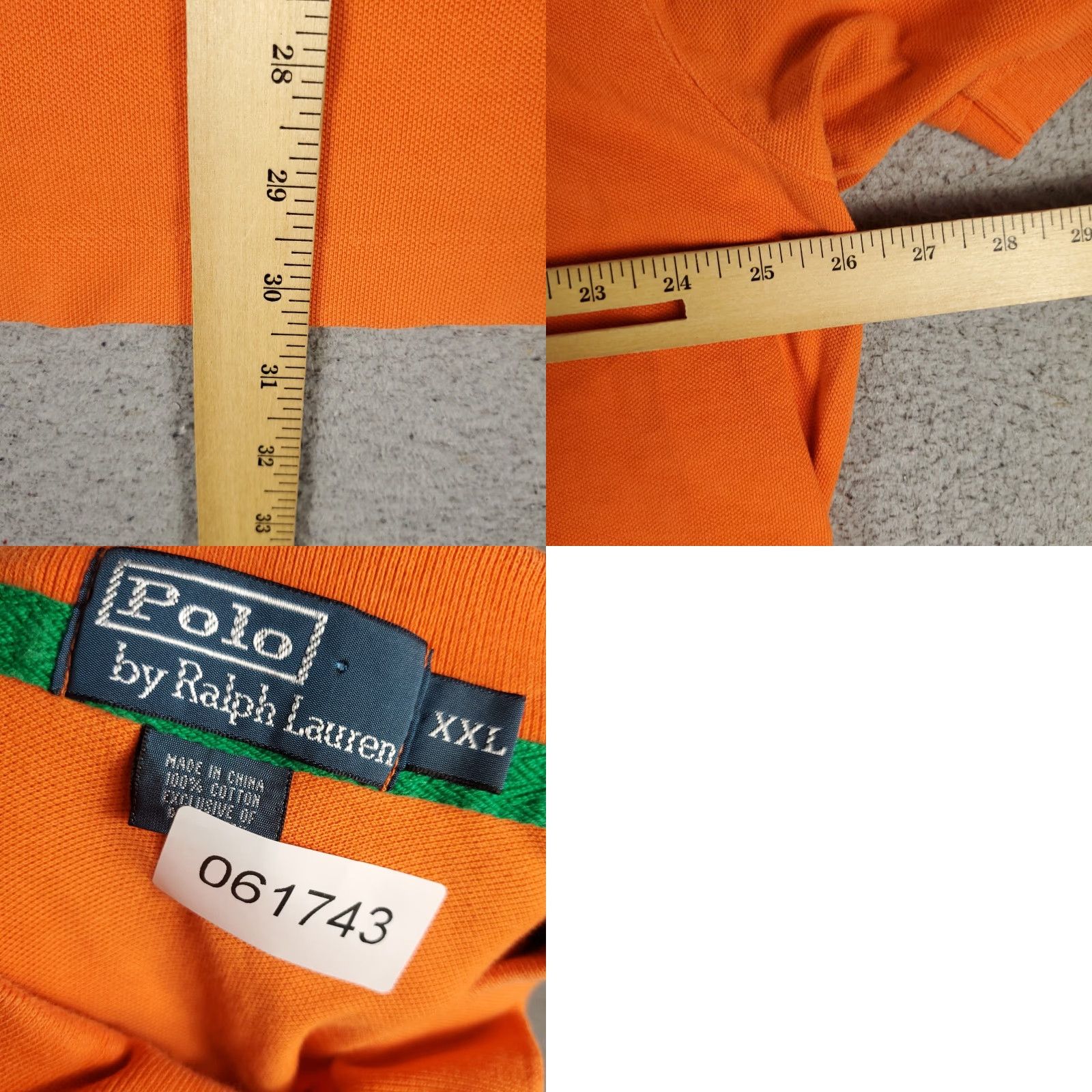 Ralph Lauren VINTAGE Ralph Lauren Polo Shirt Mens Size 2XL Short Sleeve Orange Casual Cotton Logo Collared Size US XXL / EU 58 / 5 - 8 Thumbnail