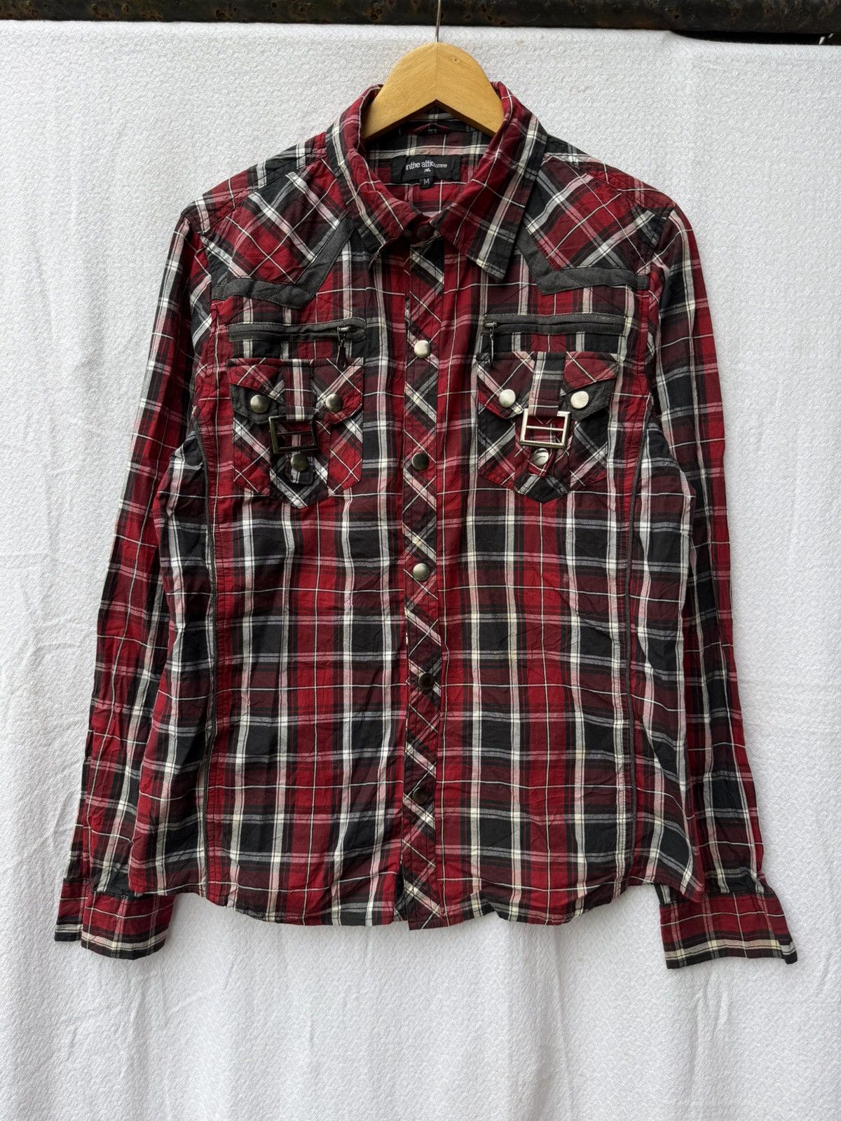 Japanese Brand In the attic homme flannel shirt Size US M / EU 48-50 / 2 - 1 Thumbnail