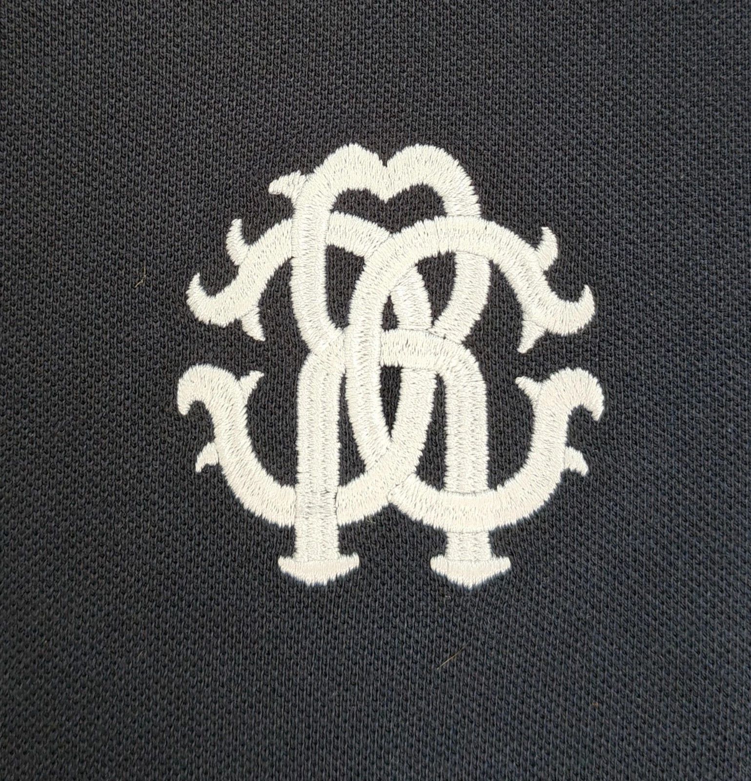 Roberto Cavalli Robert Cavalli RC Monogram-Embroidered Polo Shirt T / 6004 Size US L / EU 52-54 / 3 - 3 Thumbnail