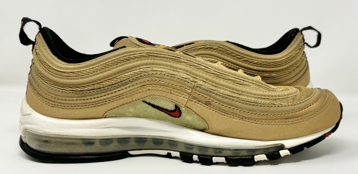 Nike 2018 Nike Air Max 97 OG QS Metallic Gold size 10 Size US 10 / EU 43 - 6 Thumbnail