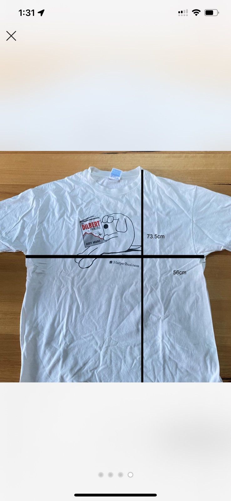 Hanes Dilbert Vintage Tee Size US XL / EU 56 / 4 - 4 Thumbnail