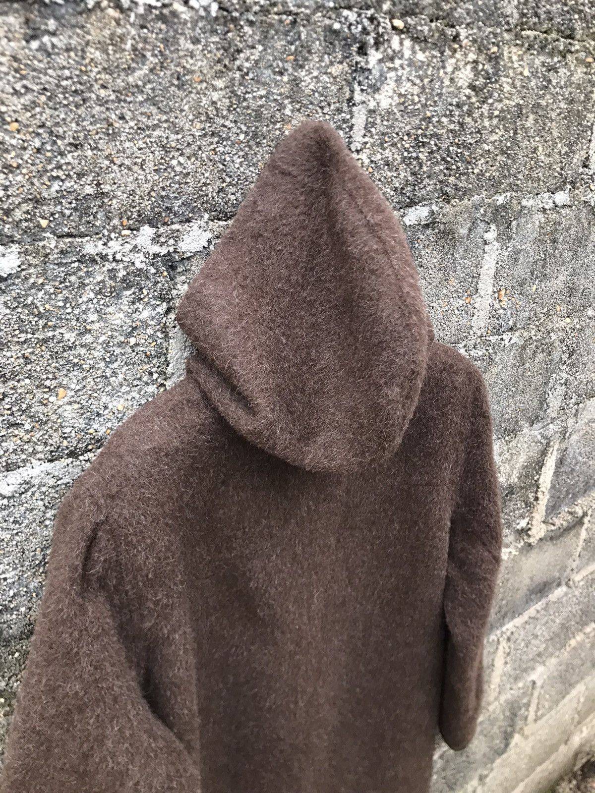 Japanese Brand × Vintage ⚡️Vintage Parienne Hoodie Wool Long Jacket Size L / US 10 / IT 46 - 15 Thumbnail
