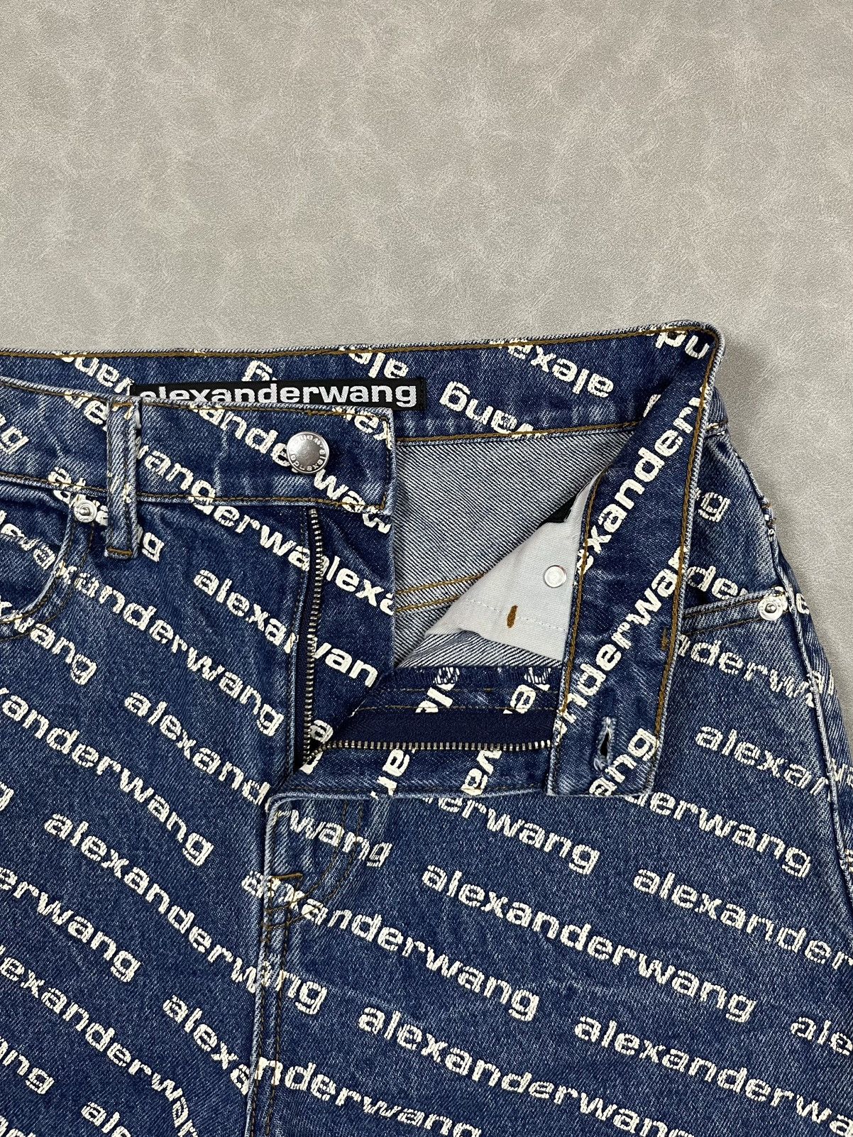 Alexander Wang Alexander wang overprint denim pants Size US 26 / EU 42 - 4 Thumbnail