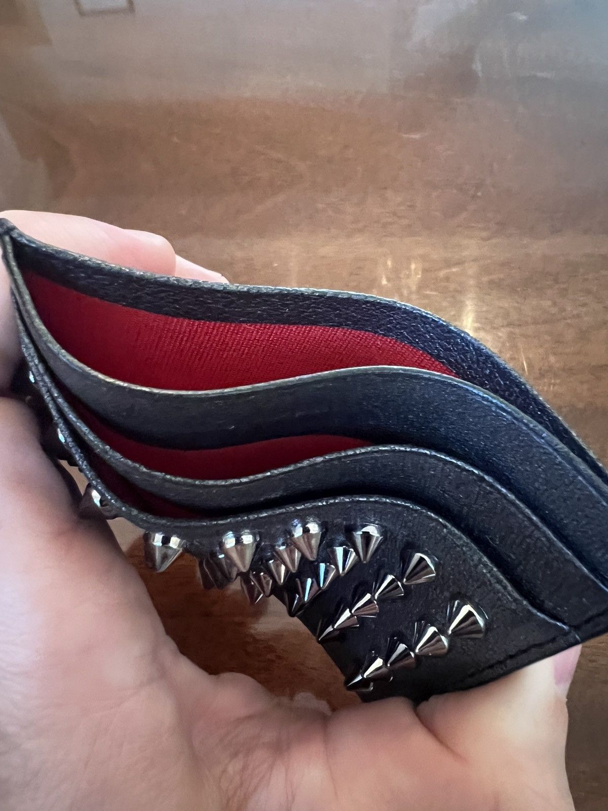 Christian Louboutin Christian Louboutin classic gunmetal card case. Size ONE SIZE - 2 Thumbnail